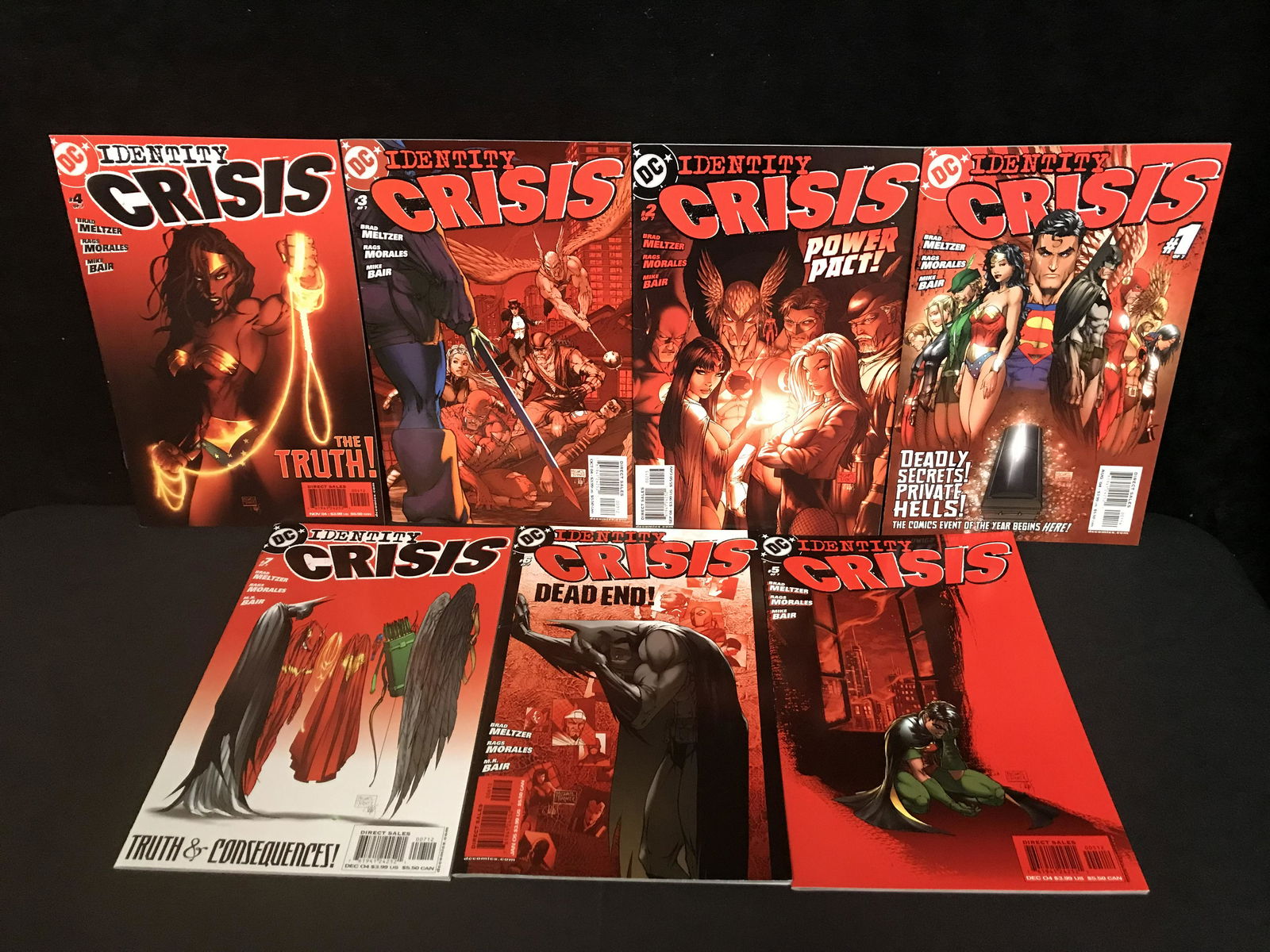 IDENTITY CRISIS COMIC BOOK LOT (DC COMICS) (1 of 1)