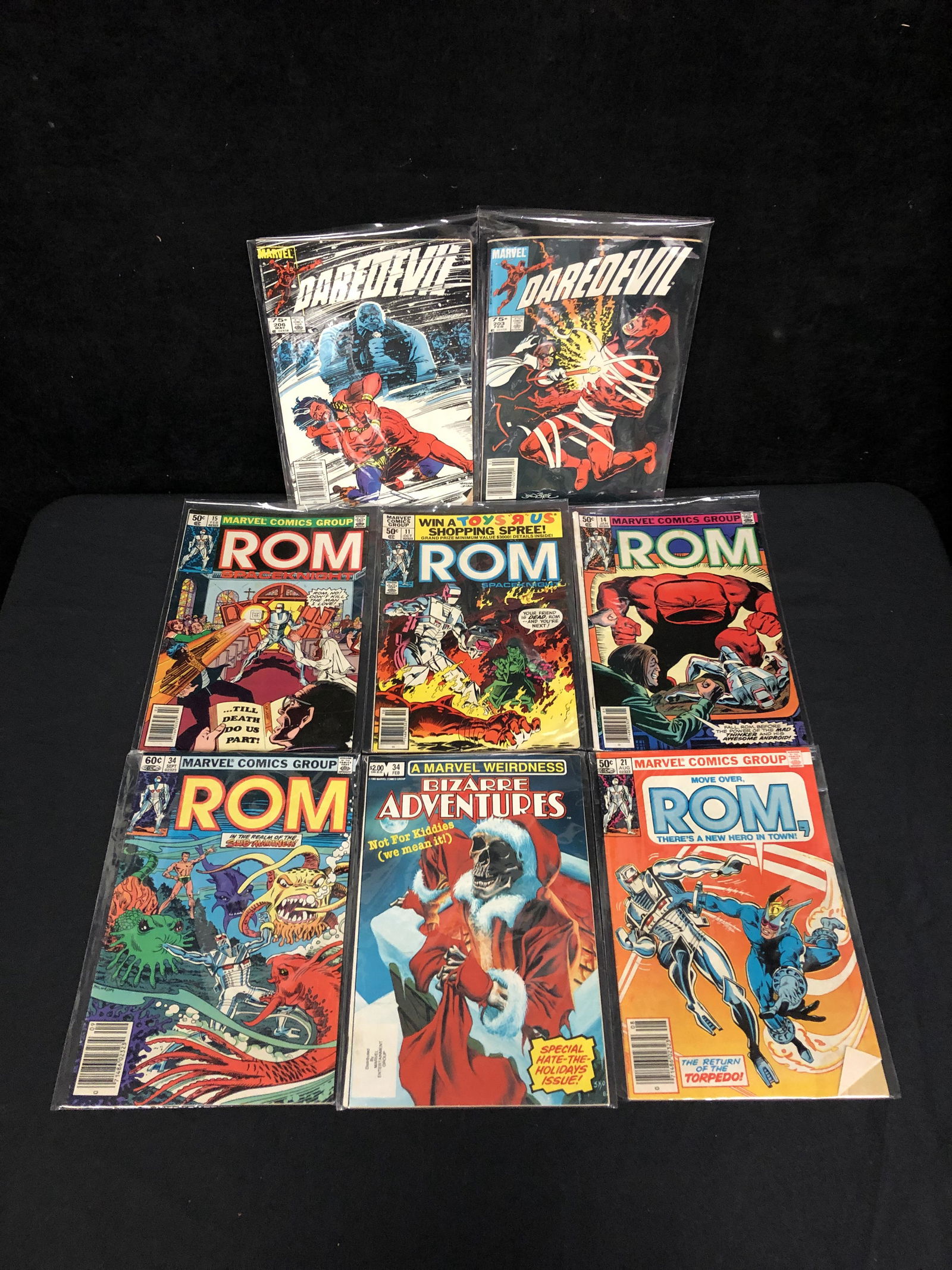 ROM/ DAREDEVIL COMIC BOOK LOT (MARVEL COMICS) (1 of 1)