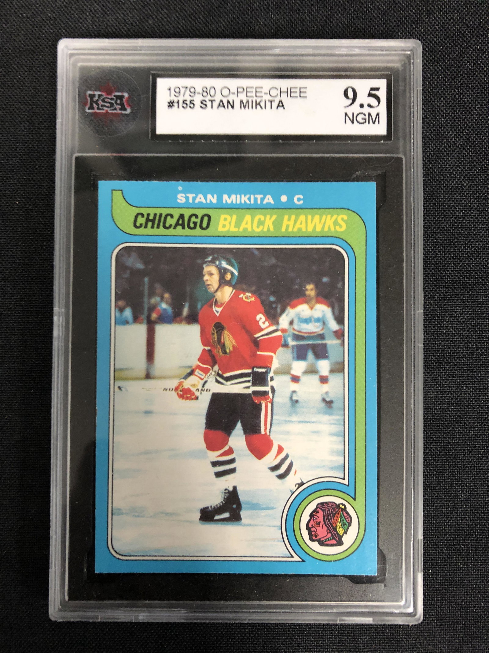 1979-80 O-PEE-CHEE #155 STAN MIKITA (9.5 NGM): 1979-80 O-PEE-CHEE #155 STAN MIKITA (9.5 NGM)