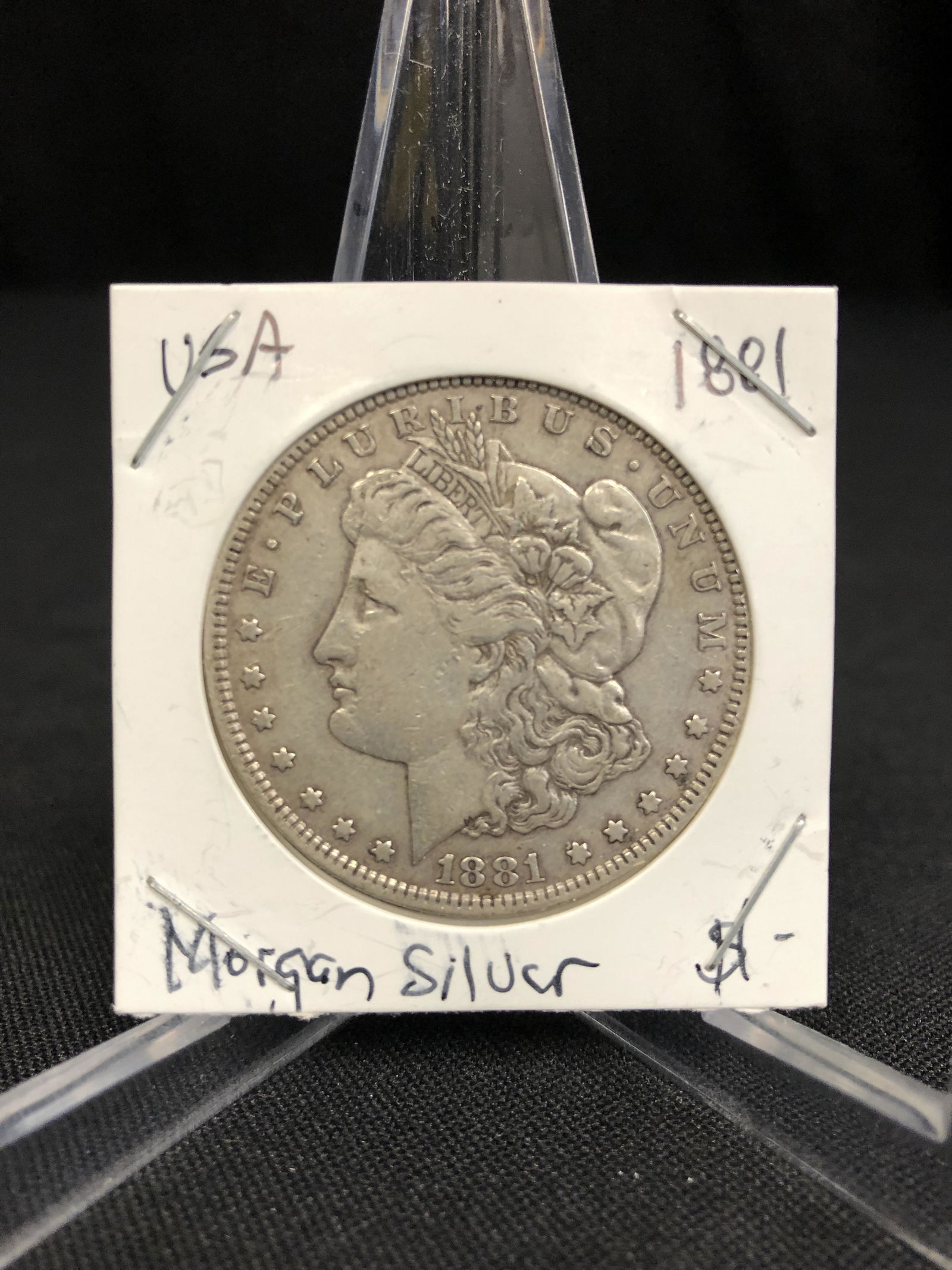 1881 US MORGAN SILVER DOLLAR (1 of 1)