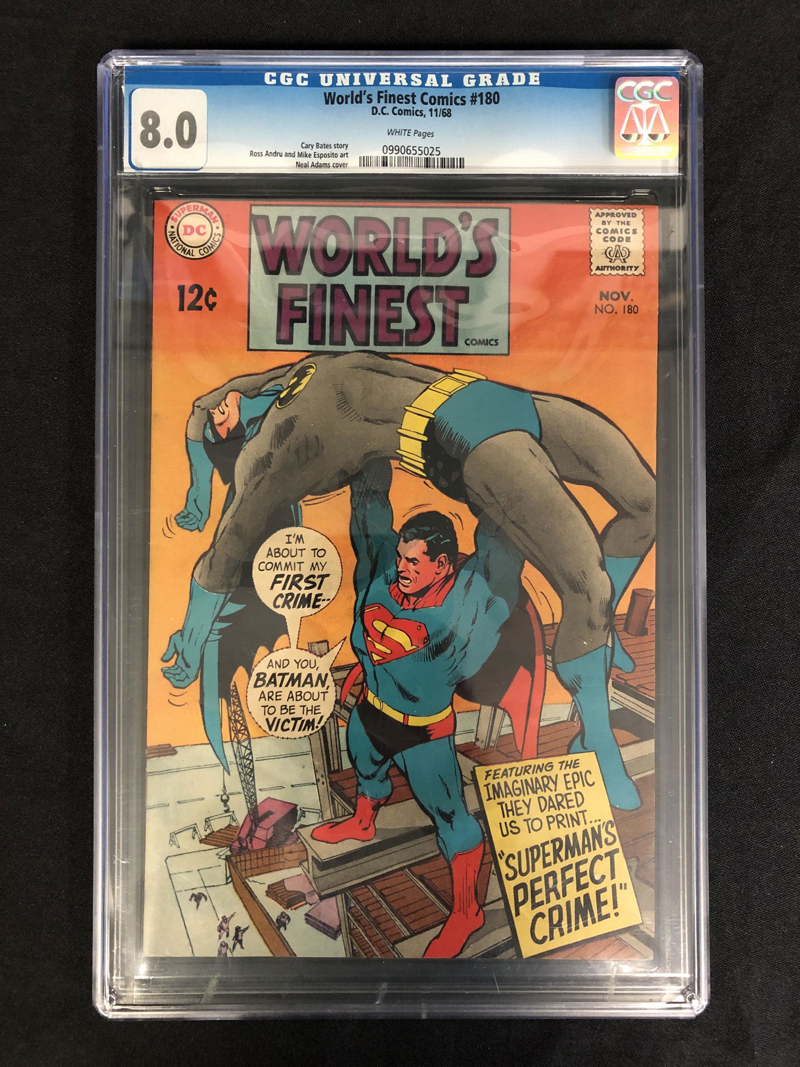 1968 WORLDS FINEST COMICS ( CGC 8.0) (1 of 1)