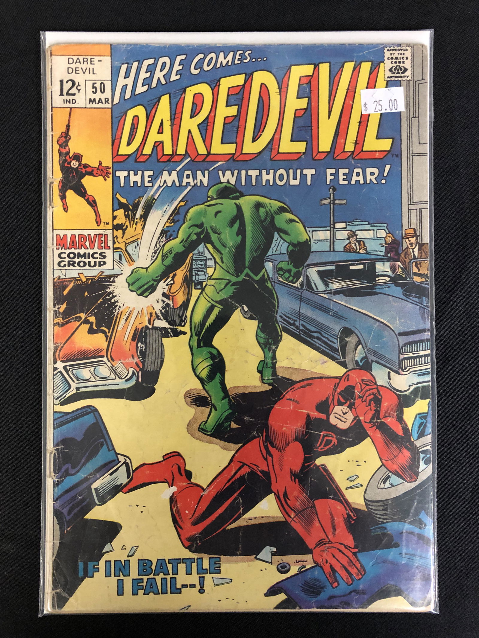 MARVEL COMICS DAREDEVIL NO.50 (1 of 1)