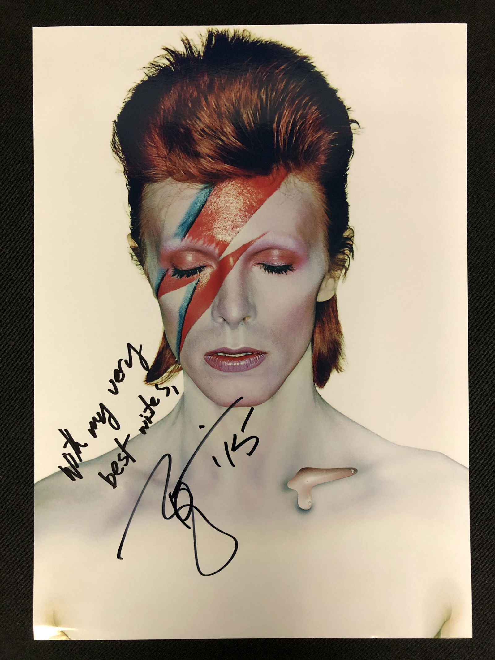 DAVID BOWIE SIGNED 8 X 10 (RA COA) (1 of 3)