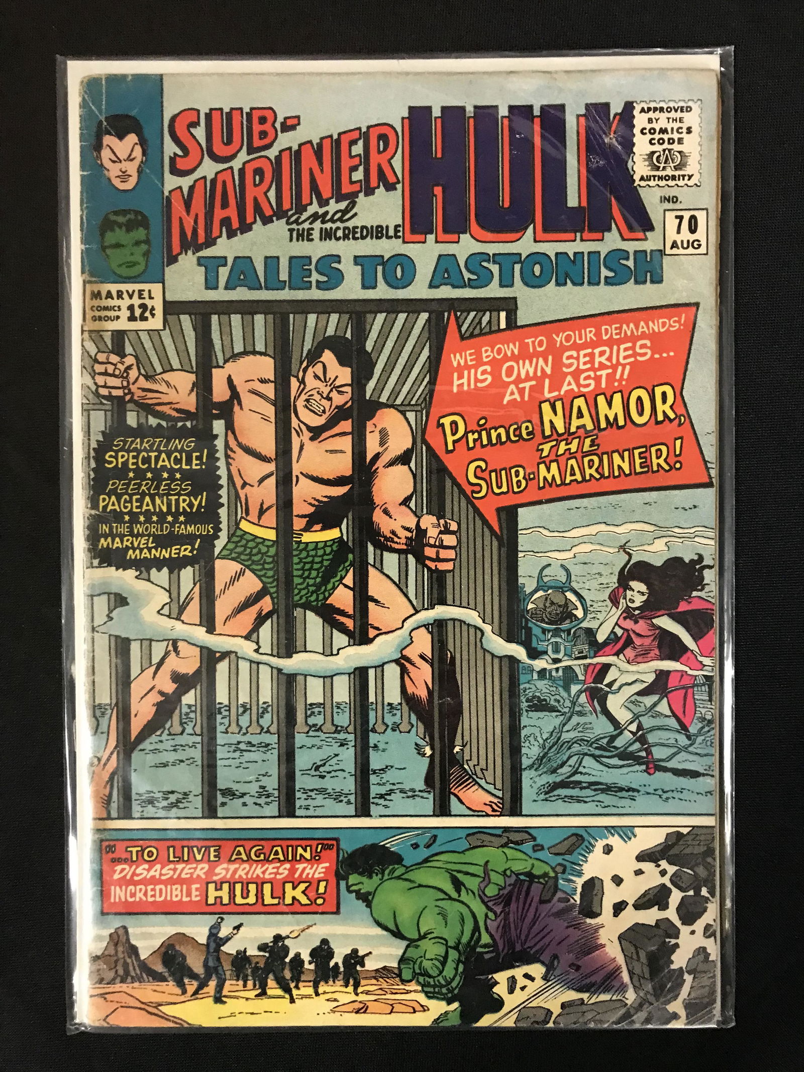 MARVEL COMICS SUB-MARINER AND HULK NP. 70 (1 of 1)