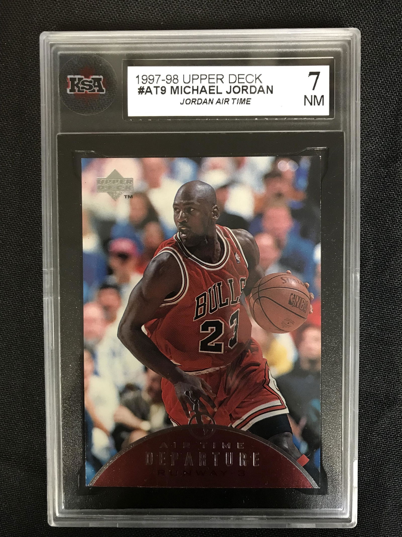 1997-98 UPPER DECK #AT9 MICHAEL JORDAN Jordan Air Time (1 of 1)