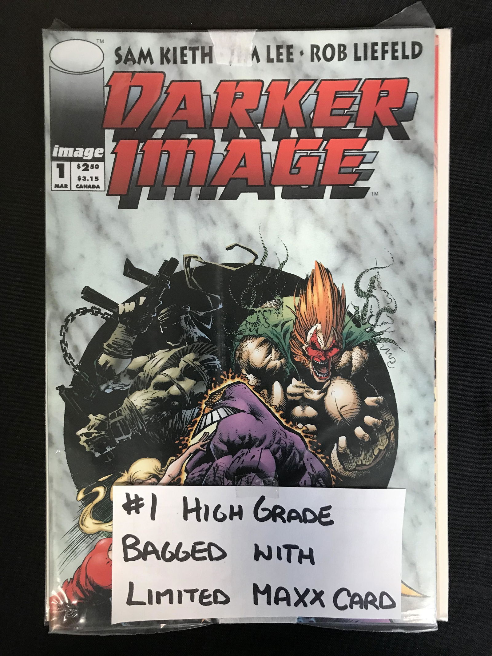 DARKER IMAGE #1 (IMAGE COMICS) Bagged w/ Limited MAXX (1 of 1)