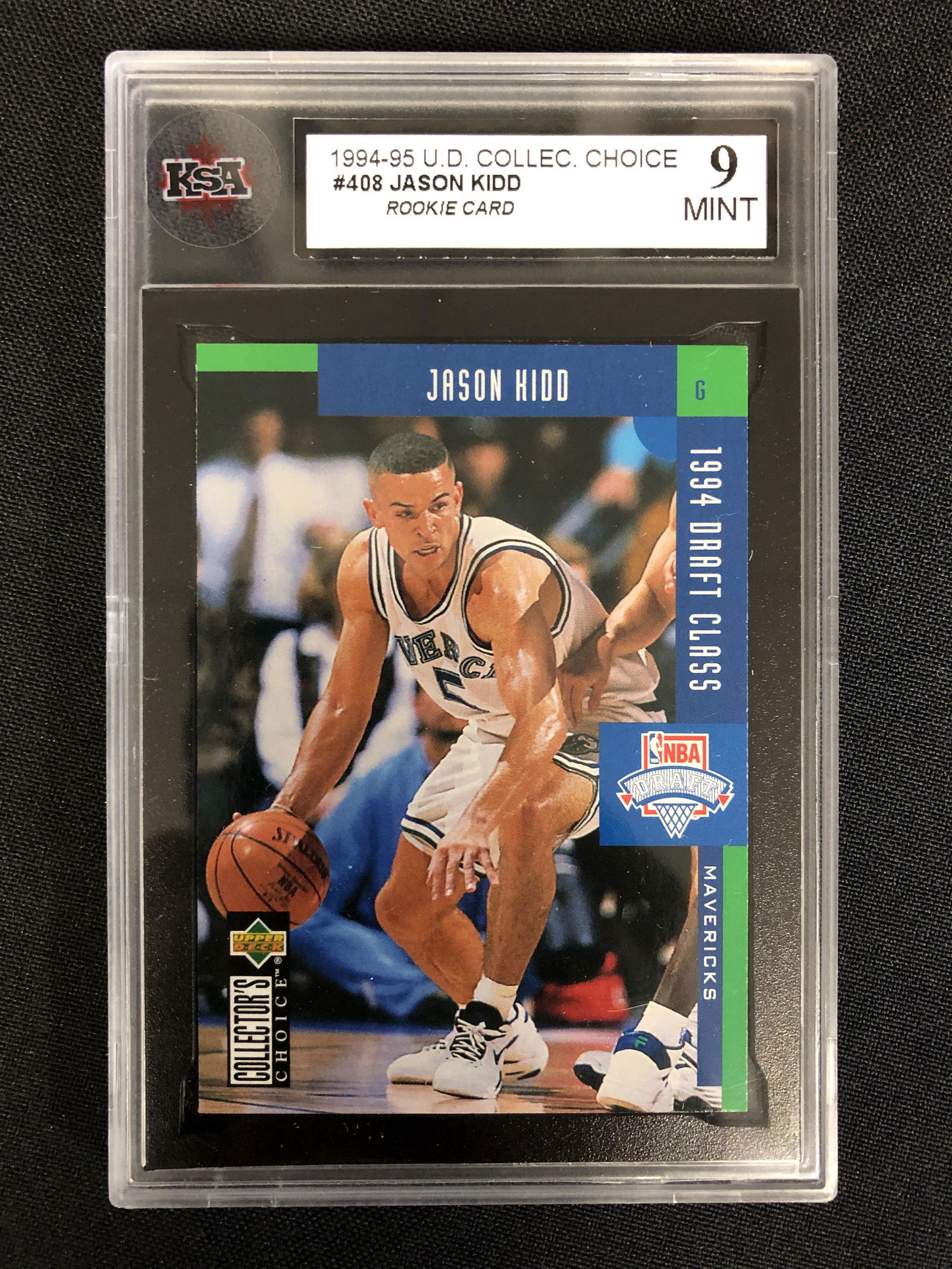 1994-95 U.D COLLECTOR'S CHOICE #408 JASON KIDD Rookie (1 of 2)