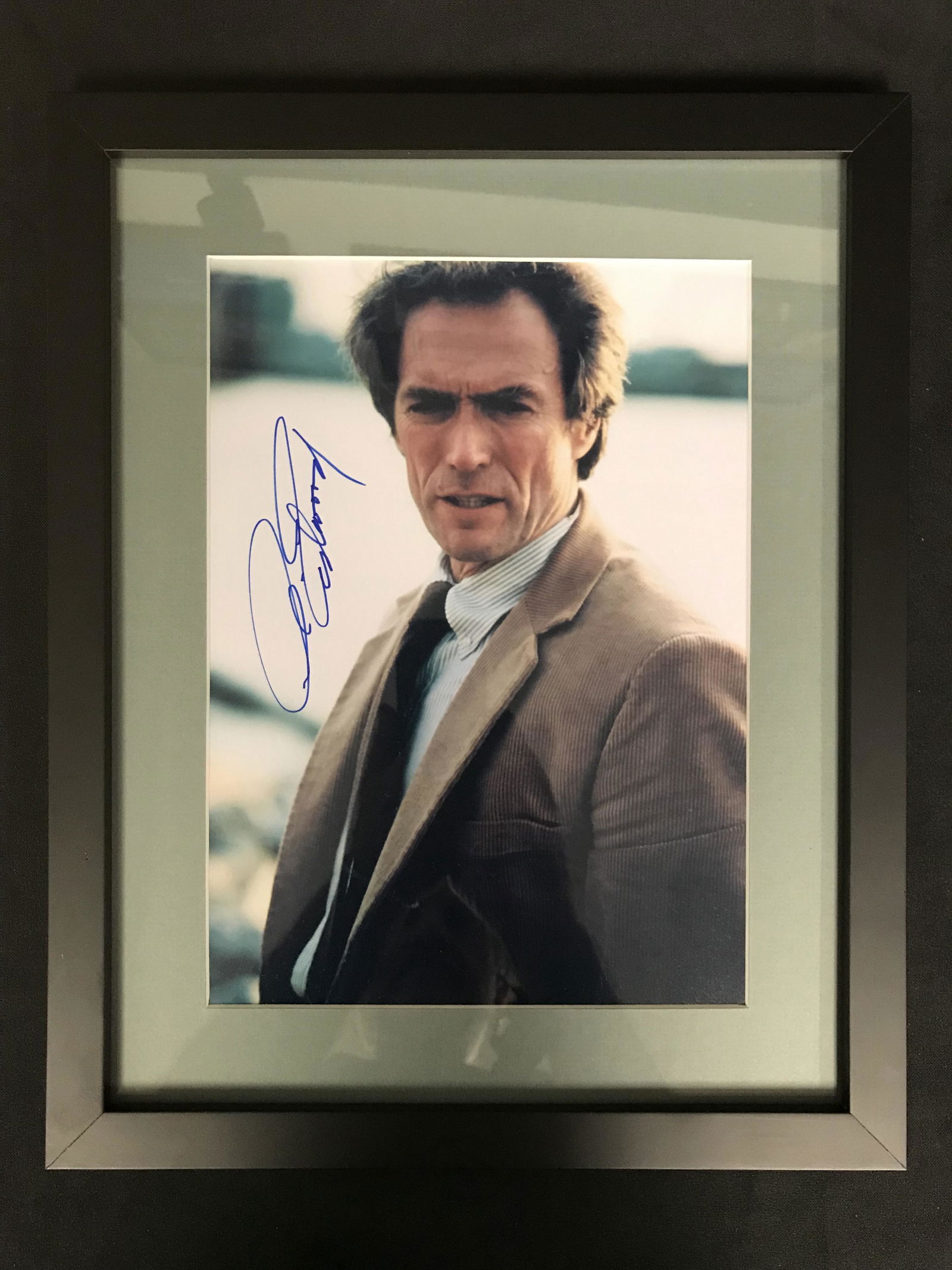 CLINT EASTWOOD SIGNED AND FRAMED 8 X 10 ( RA COA): CLINT EASTWOOD SIGNED AND FRAMED 8 X 10 ( RA COA)