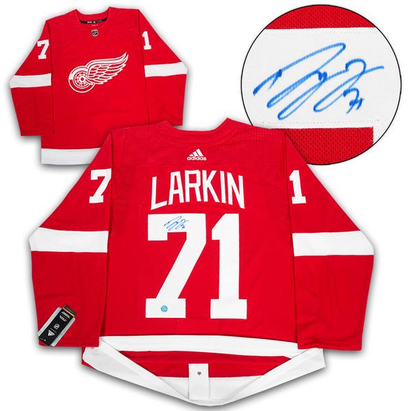 Dylan Larkin Detroit Red Wings Autographed Adidas (1 of 1)
