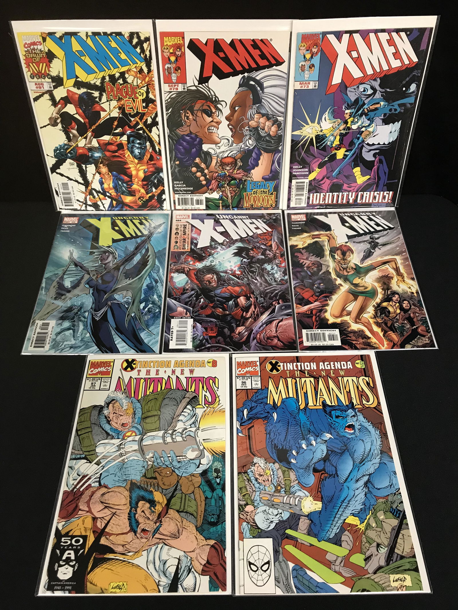 X-MEN/ THE NEW MUTANTS COMIC BOOK LOT (MARVEL COMICS) (1 of 1)