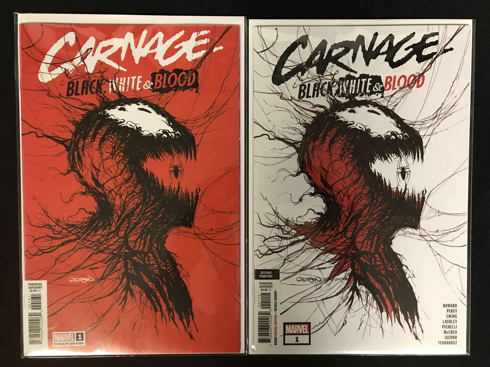 CARNAGE Black, White & Blood #1s (MARVEL COMICS) (1 of 1)