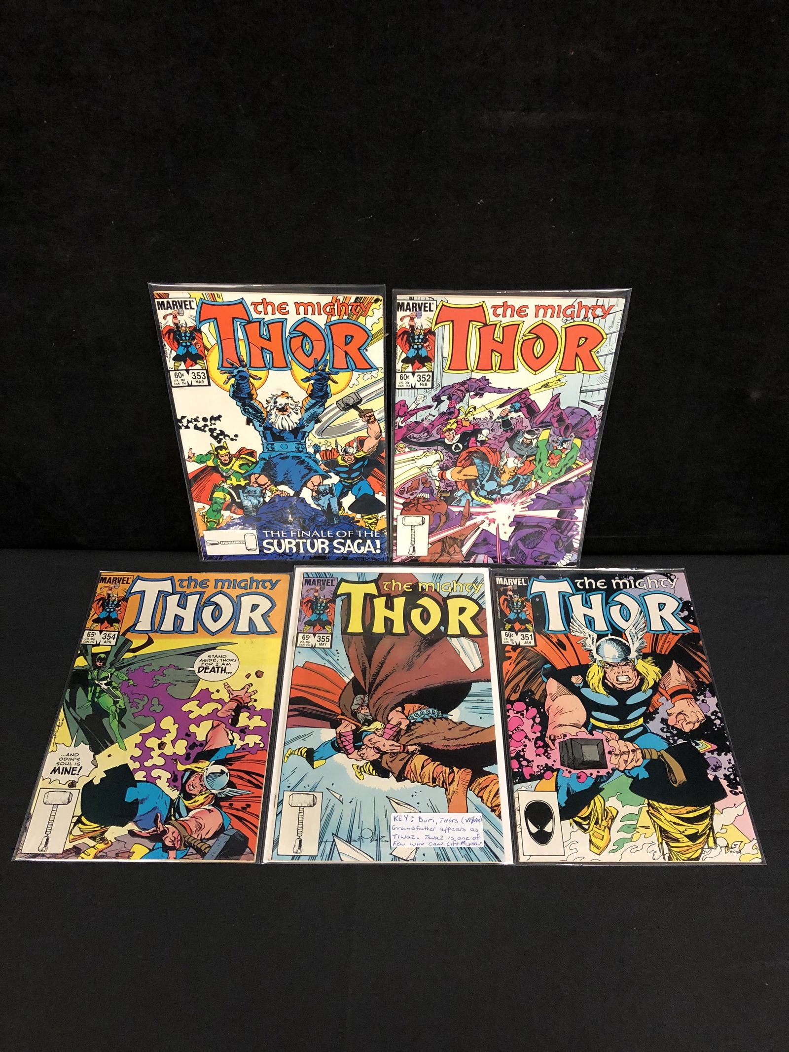 THE MIGHTY THOR COMIC BOOK LOT (MARVEL COMICS) (1 of 1)