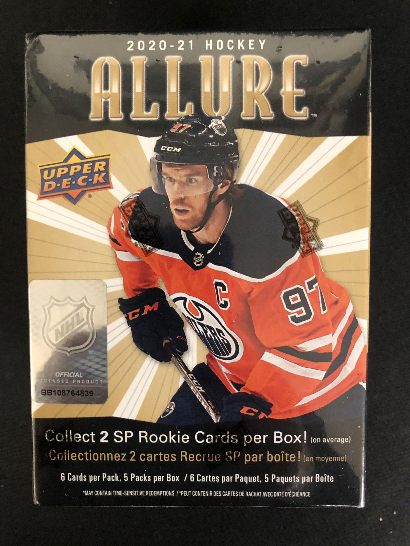 2020-21 UPPER DECK ALLURE HOCKEY BLASTER BOX (1 of 1)