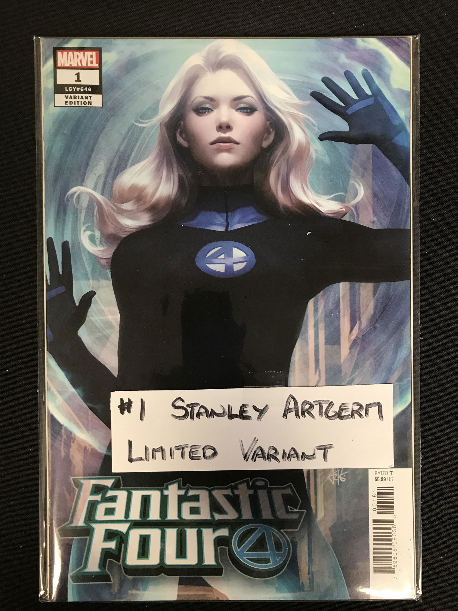 FANTASTIC FOUR #1 (MARVEL VARIANT) ARTGERM COVER (1 of 1)