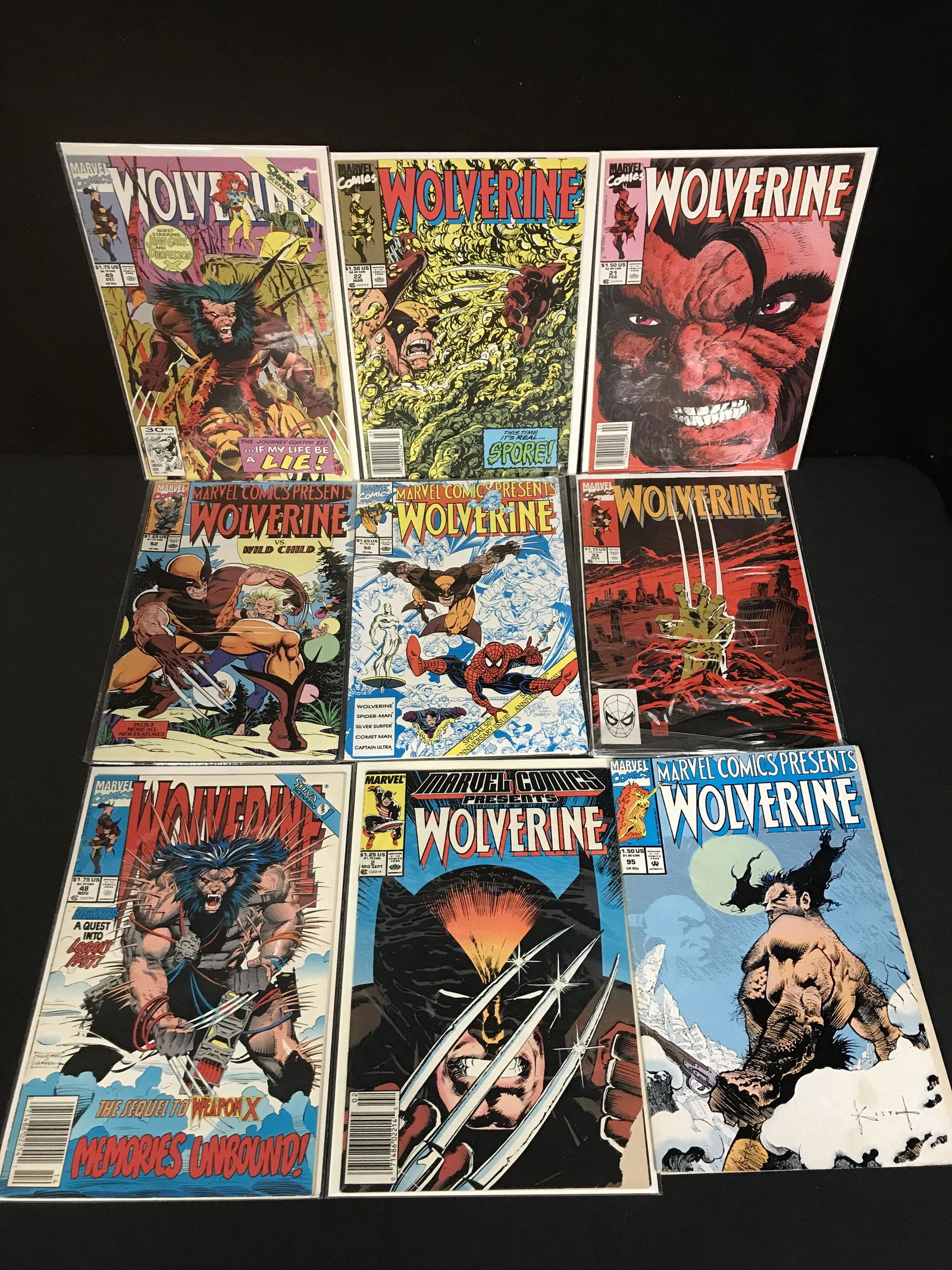 ASSORTED WOLVERINE COMIC BOOK LOT (MARVEL COMICS) (1 of 1)