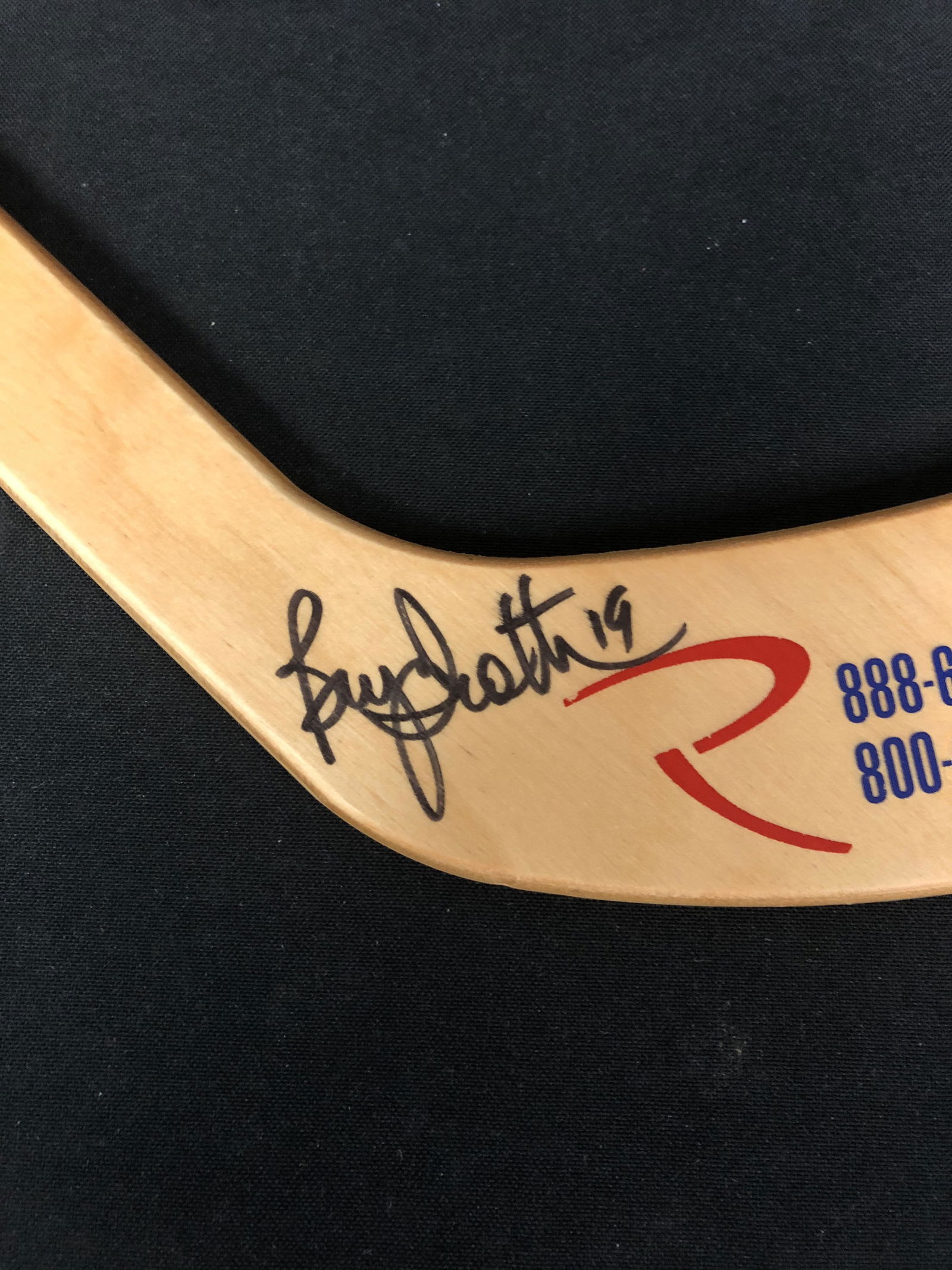 BRYAN TROTTIER SIGNED MINI HOCKEY STICK (1 of 2)