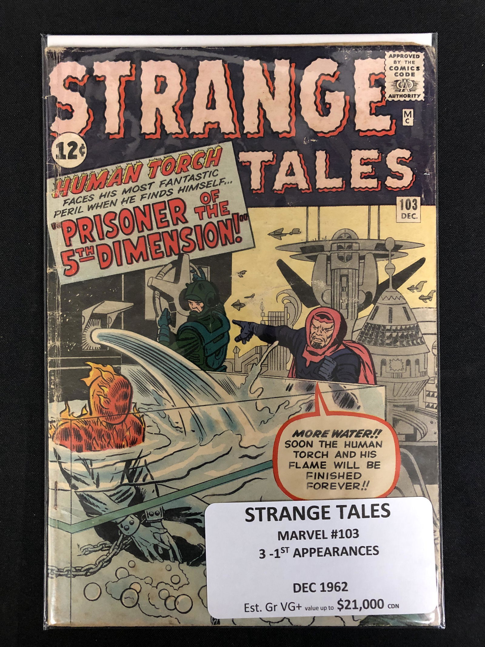 STRANGE TALES #103 (MARVEL COMICS) 1962 (1 of 1)