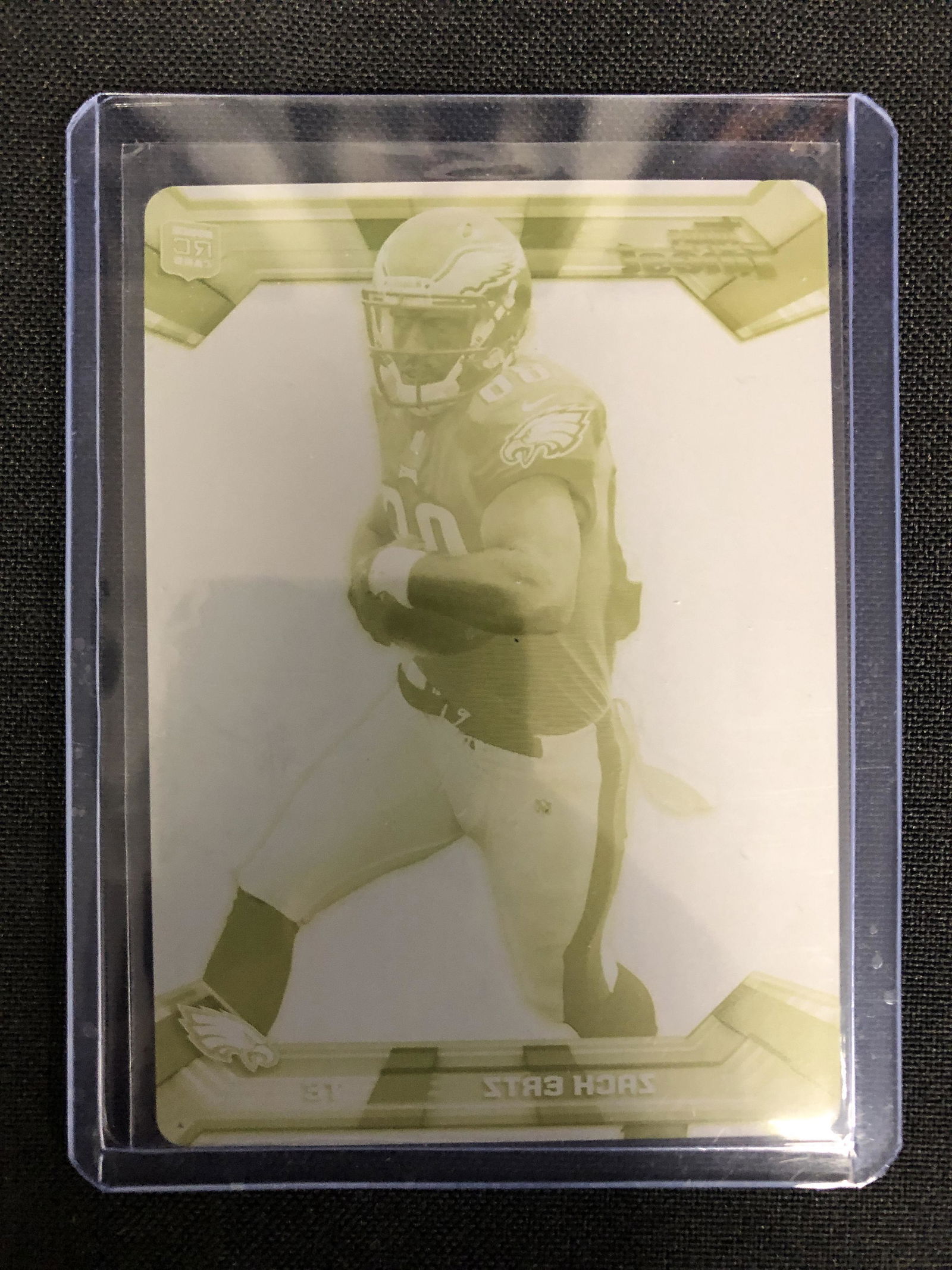 2013 TOPPS NFL ZACH ERTZ PRINTING PLATE (1/1) (1 of 2)