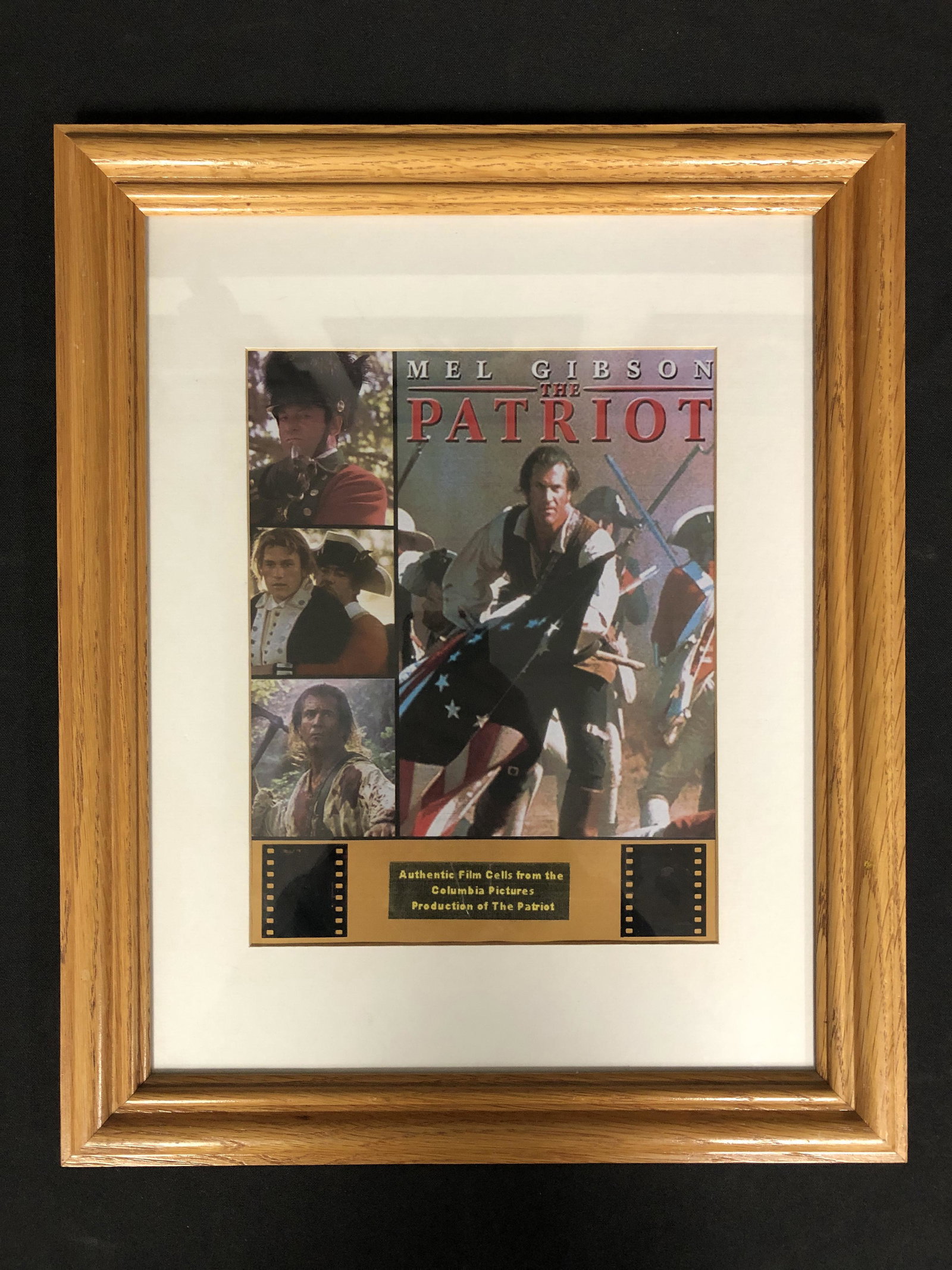 MEL GIBSON THE PATRIOT FILM CELL DISPLAY: MEL GIBSON THE PATRIOT FILM CELL DISPLAY