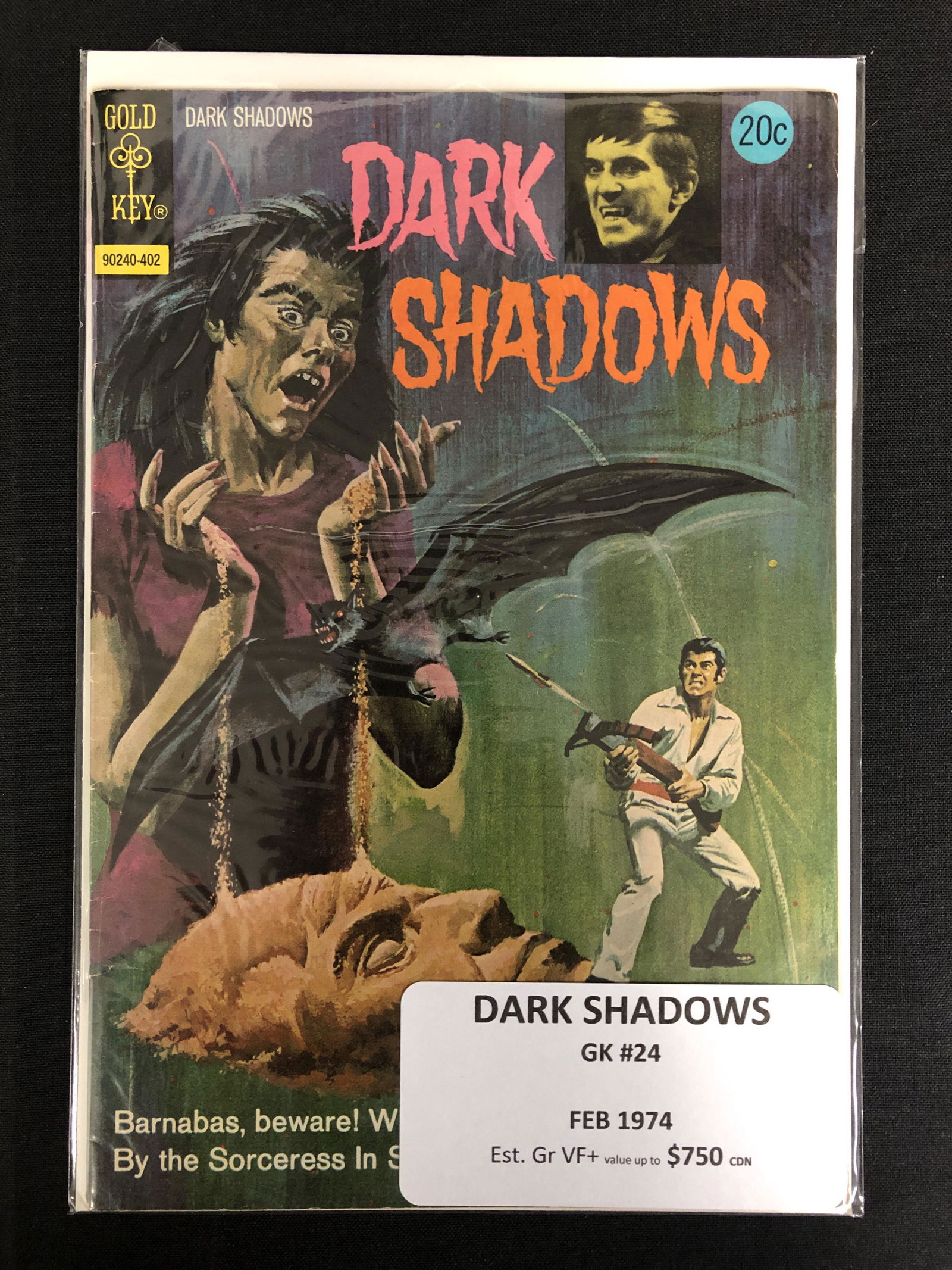 DARK SHADOWS #24 (GOLD KEY COMICS) 1974 (1 of 1)