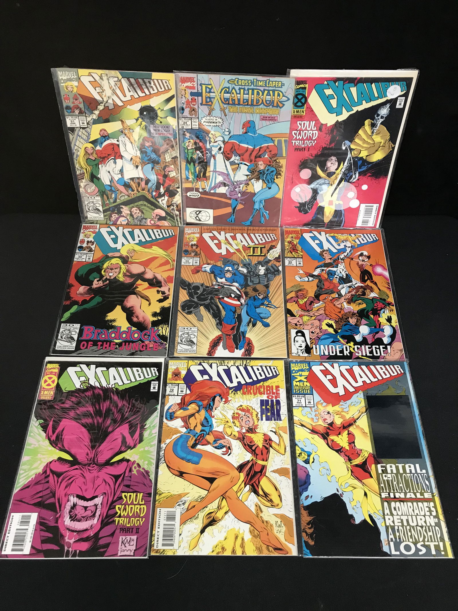 EXCALIBUR COMIC BOOK LOT (MARVEL COMICS) (1 of 1)