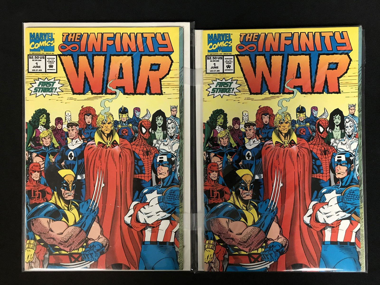 THE INFINITY WAR #1 (MARVEL COMICS) X2 (1 of 1)