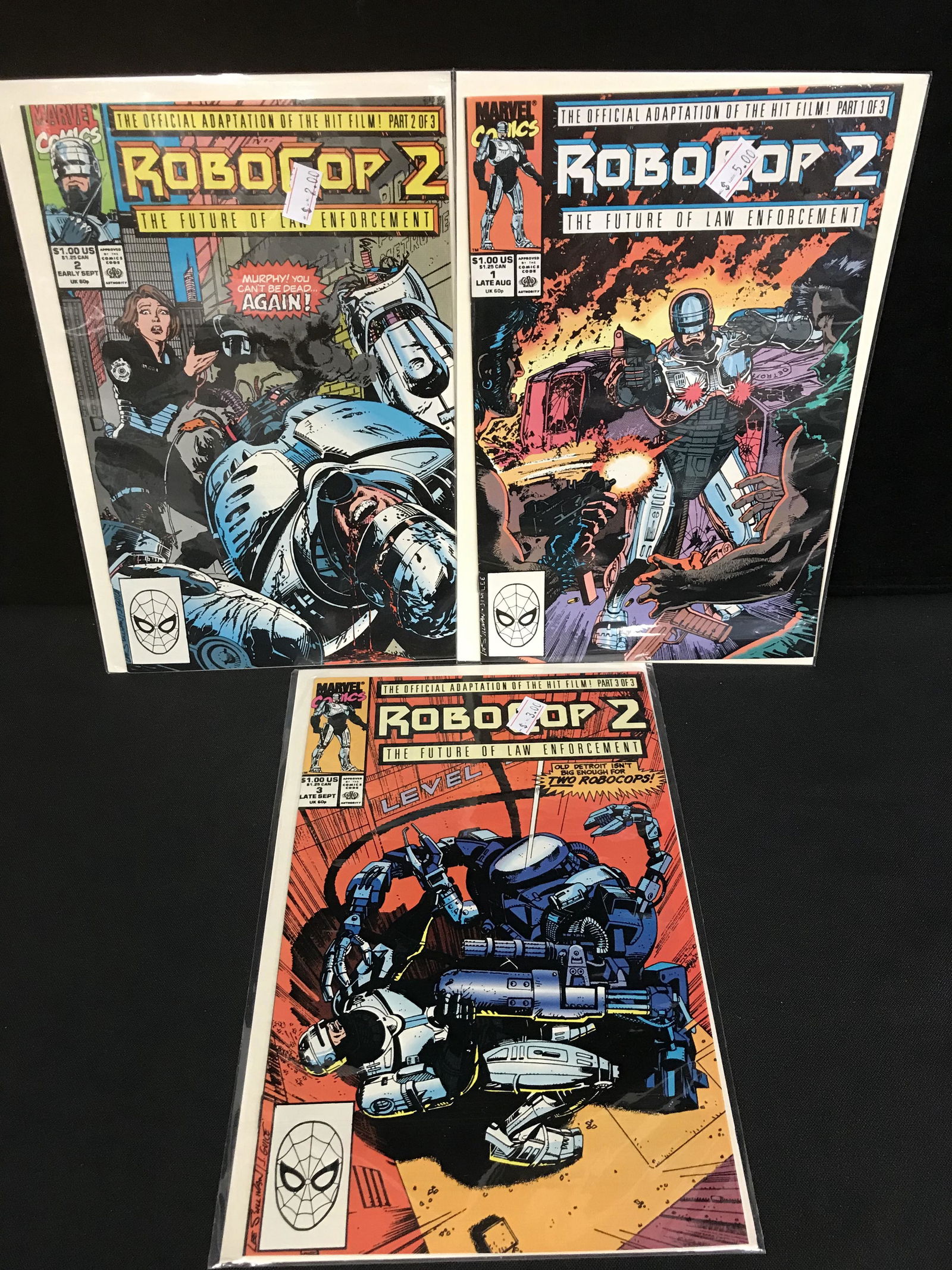 ROBOCOP 2 #1-3 (MARVEL COMICS) (1 of 1)