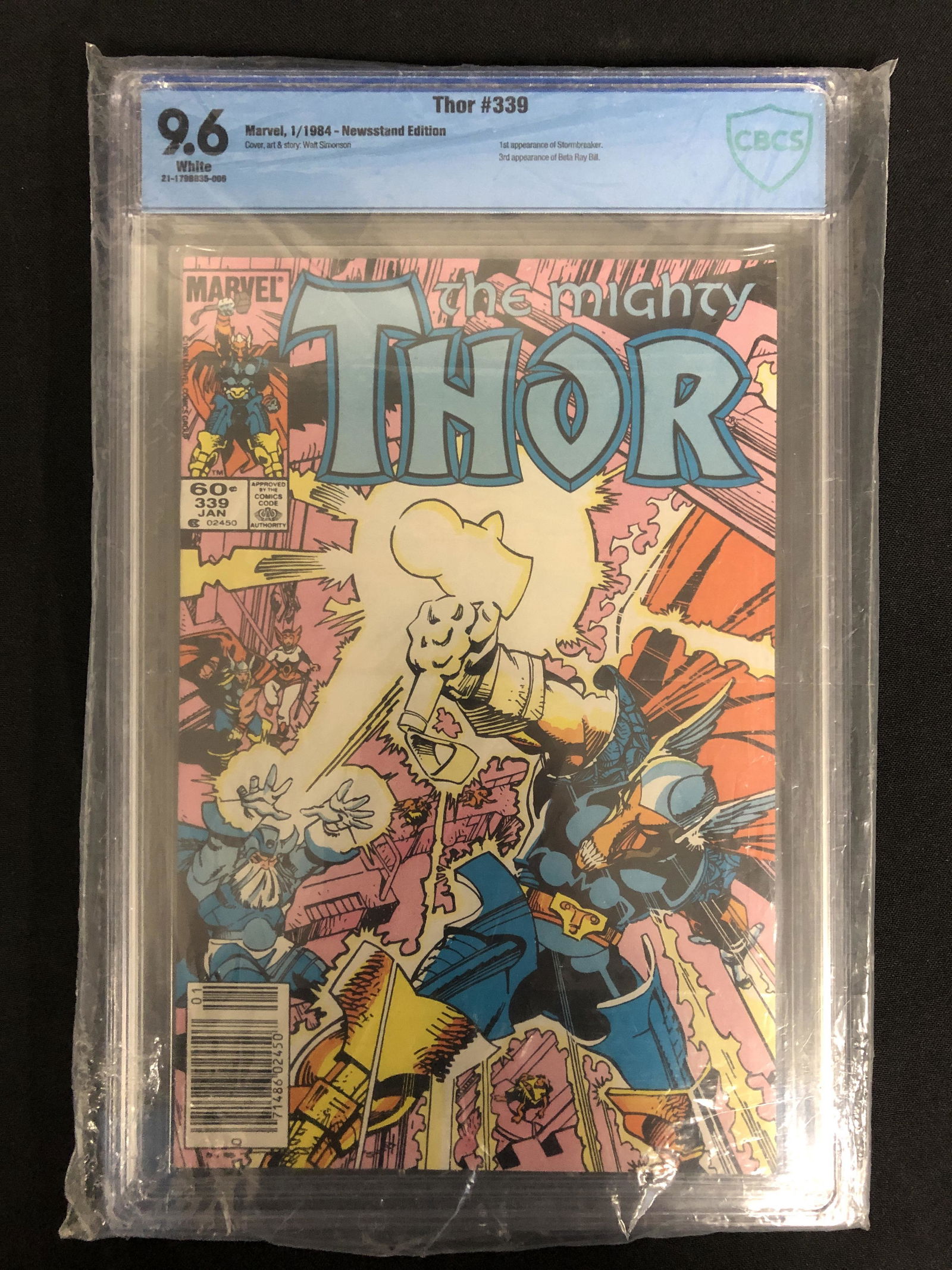 THE MIGHTY THOR #339 CBCS 9.6 (MARVEL COMICS) 1984 (1 of 1)