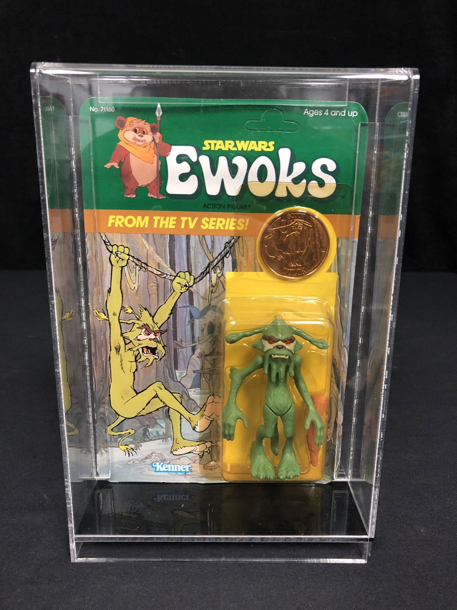STAR WARS EWOKS ACTION FIGURES w/ COLLECTOR COIN (1 of 2)