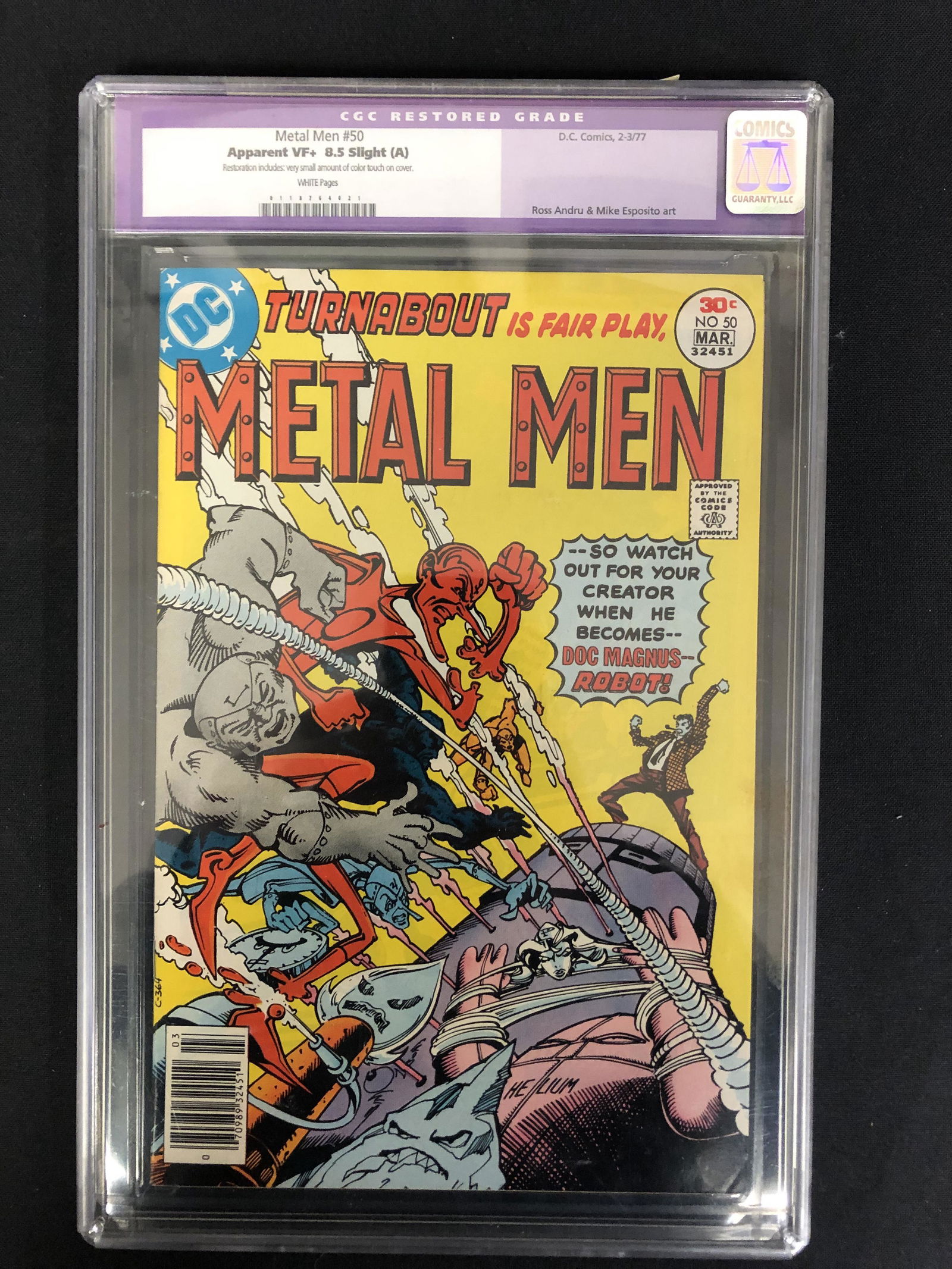 DC COMICS METAL MEN NO. 50 ( CGCR 8.5) (1 of 1)