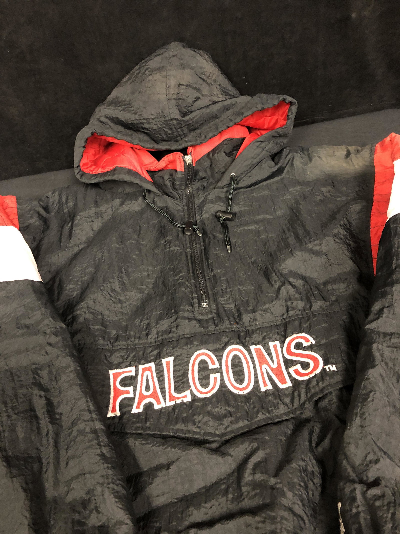 VINTAGE STARTER JACKET ATLANTA FALCONS (1 of 4)