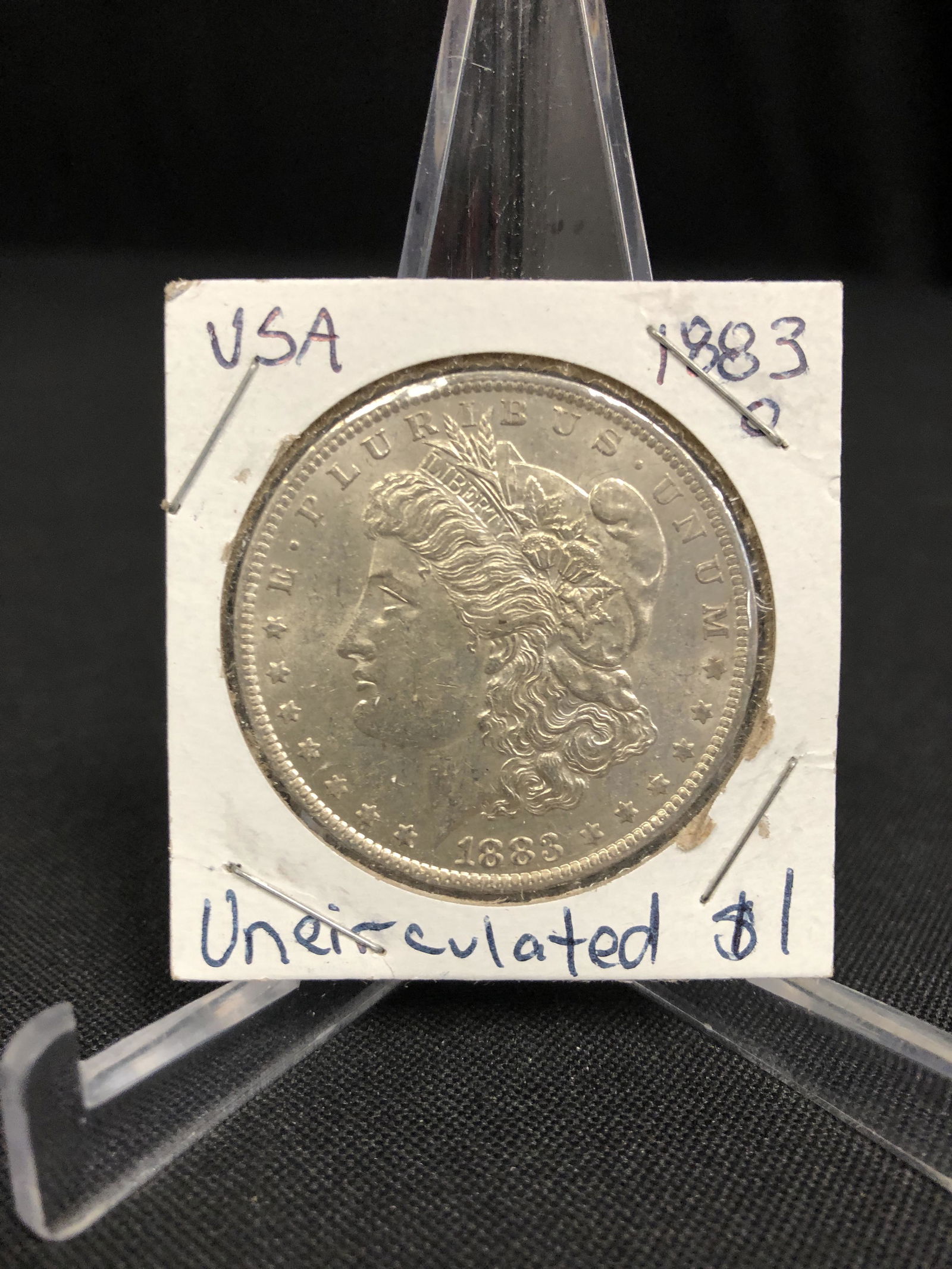 1883 USA MORGAN SILVER DOLLAR (NEW ORLEANS MINTED) (1 of 1)