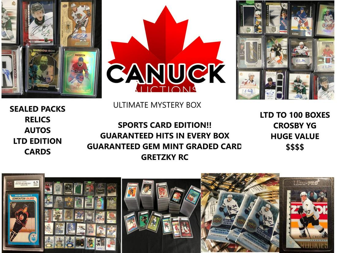 CANUCK AUCTIONS ULTIMATE MYSTERY BOX SPORTS CARD EDITIO (1 of 1)
