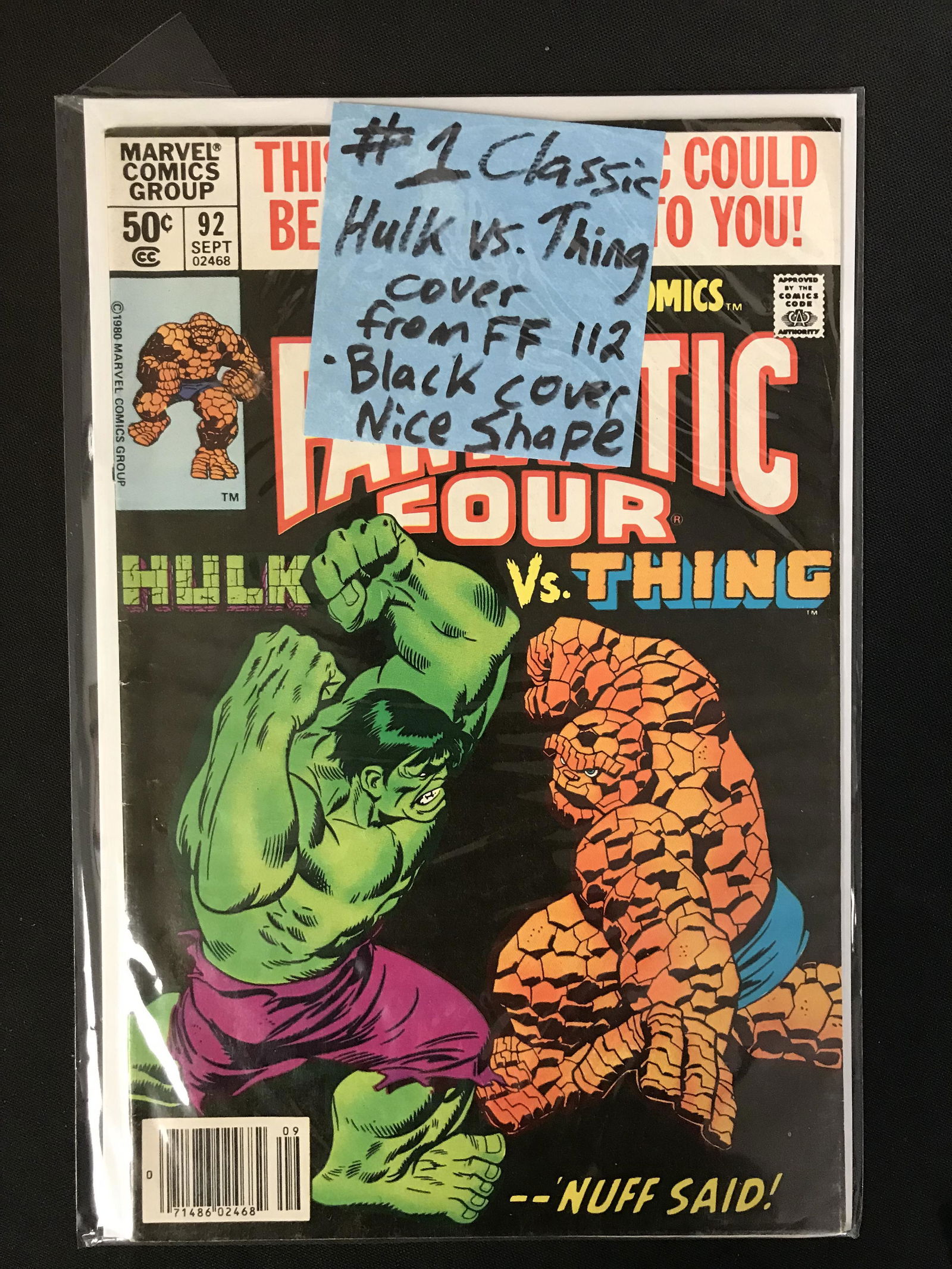 FANTASTIC FOUR #92 (MARVEL COMICS) (1 of 1)