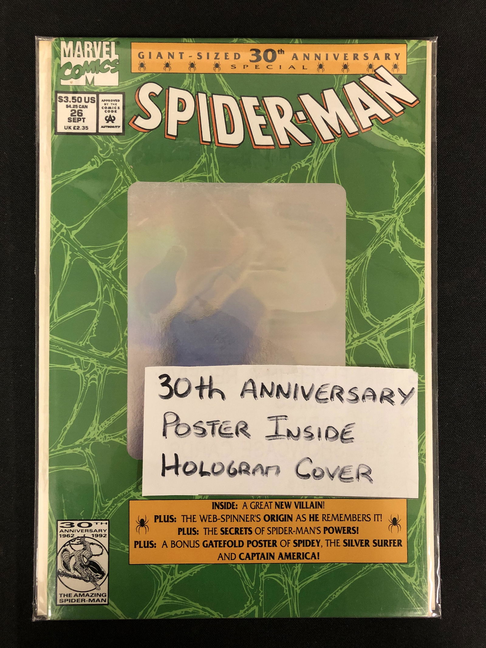 SPIDER-MAN #26 (MARVEL COMICS) 30th Anniversary Poster (1 of 1)