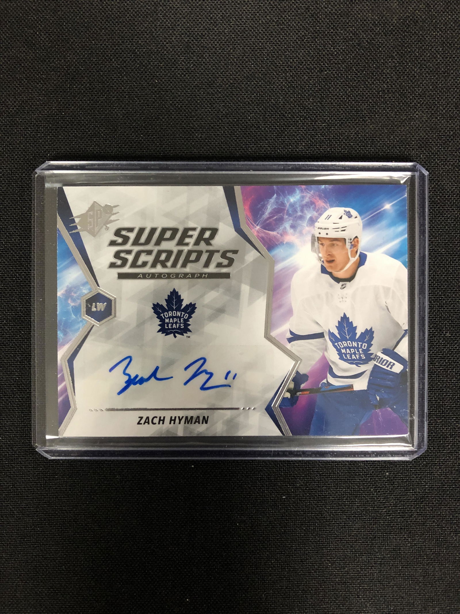 Zach Hyman 2020-21 UD SPX Auto Super Scripts 20/21 (1 of 2)