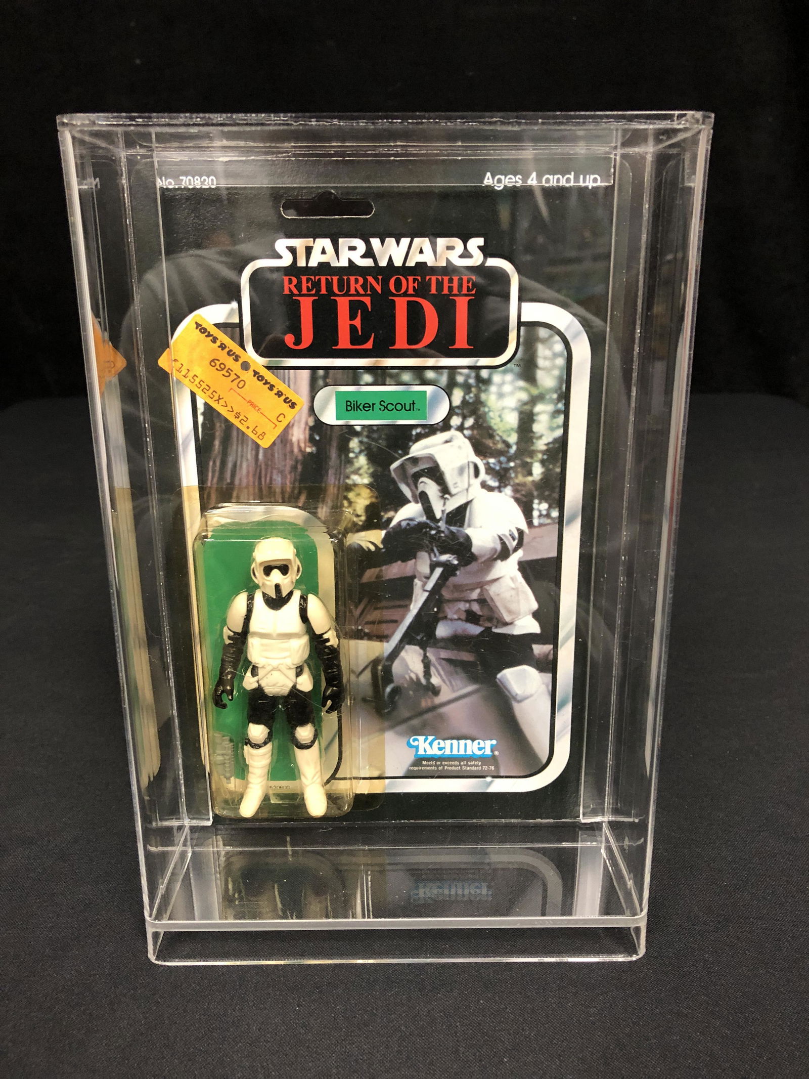 MOC KENNER 1983 STAR WARS 65 BACK BIKER SCOUT: MOC KENNER 1983 STAR WARS 65 BACK BIKER SCOUT