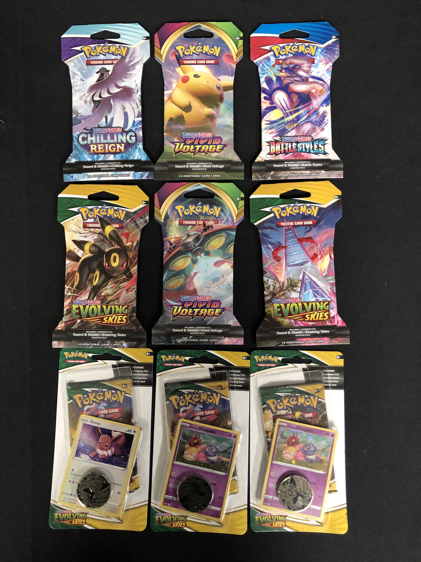 SEALED POKEMON BOOSTER PACKS LOT (1 of 1)