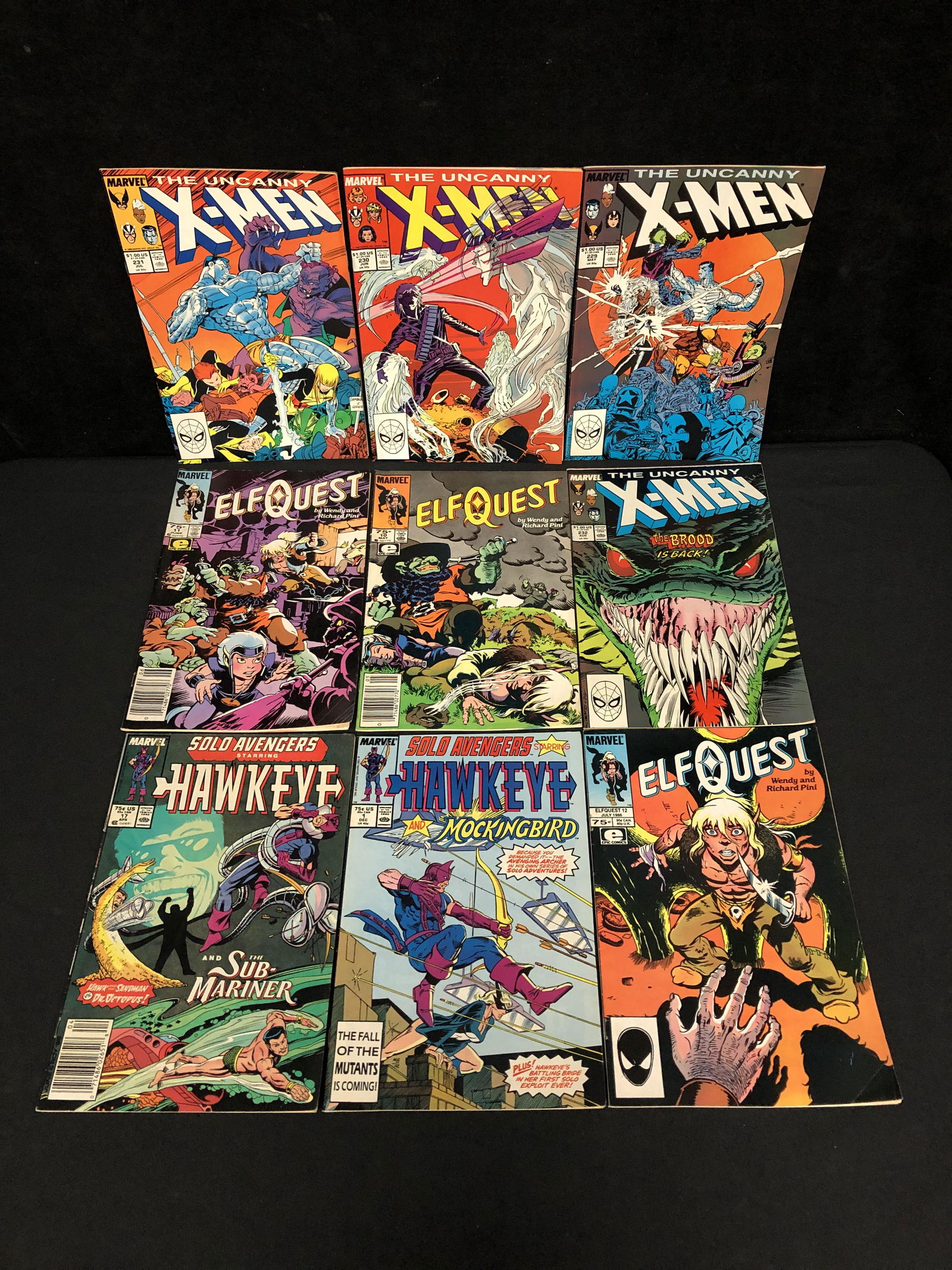 MARVEL COMICS BOOK LOT (THE UNCANNY X-MEN/ ELF QUEST/ (1 of 1)