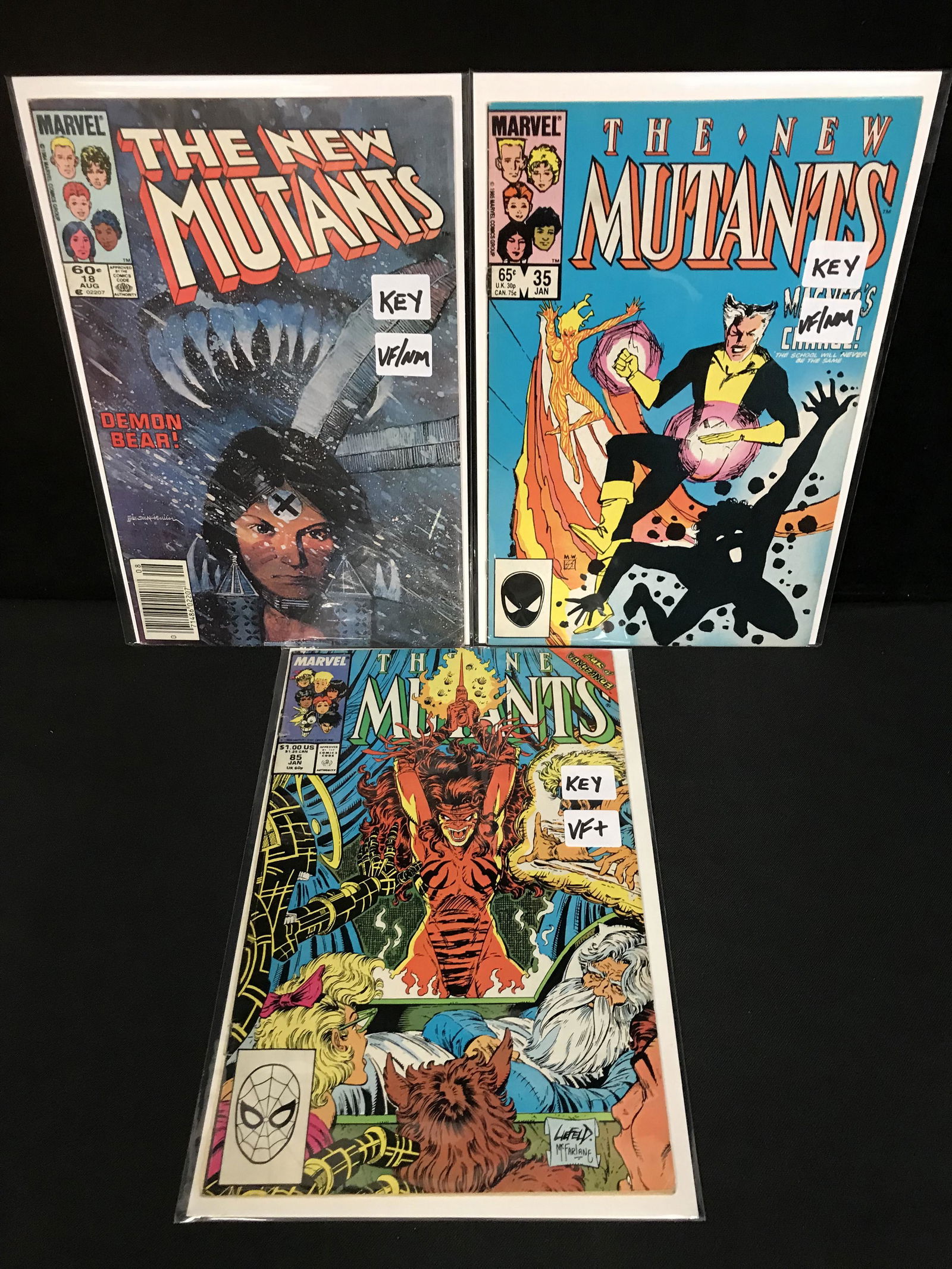 THE NEW MUTANTS COMIC BOOK LOT (MARVEL COMICS) (1 of 1)