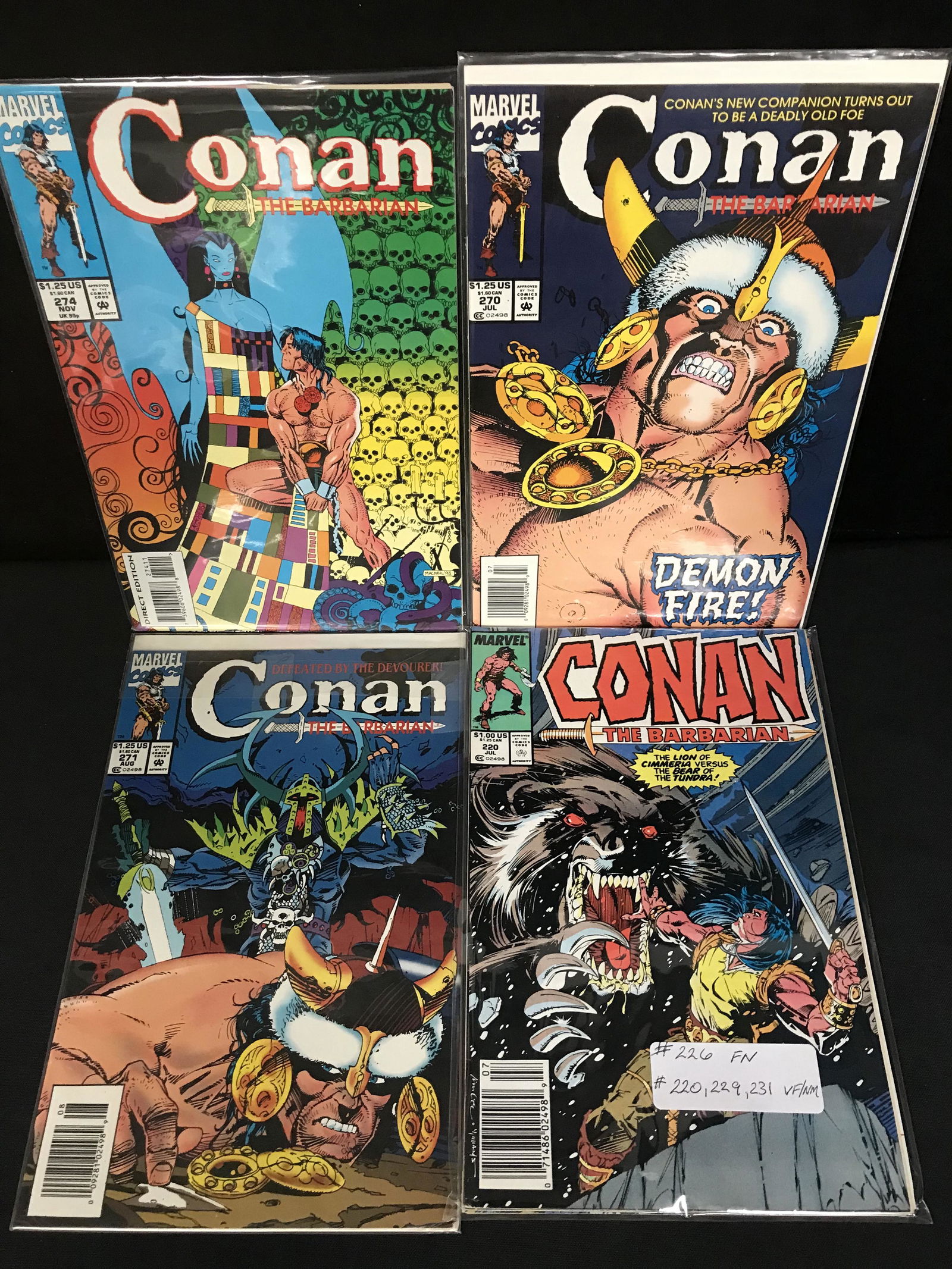 CONAN THE BARBARIAN COMIC BOOK LOT (MARVEL COMICS) (1 of 1)