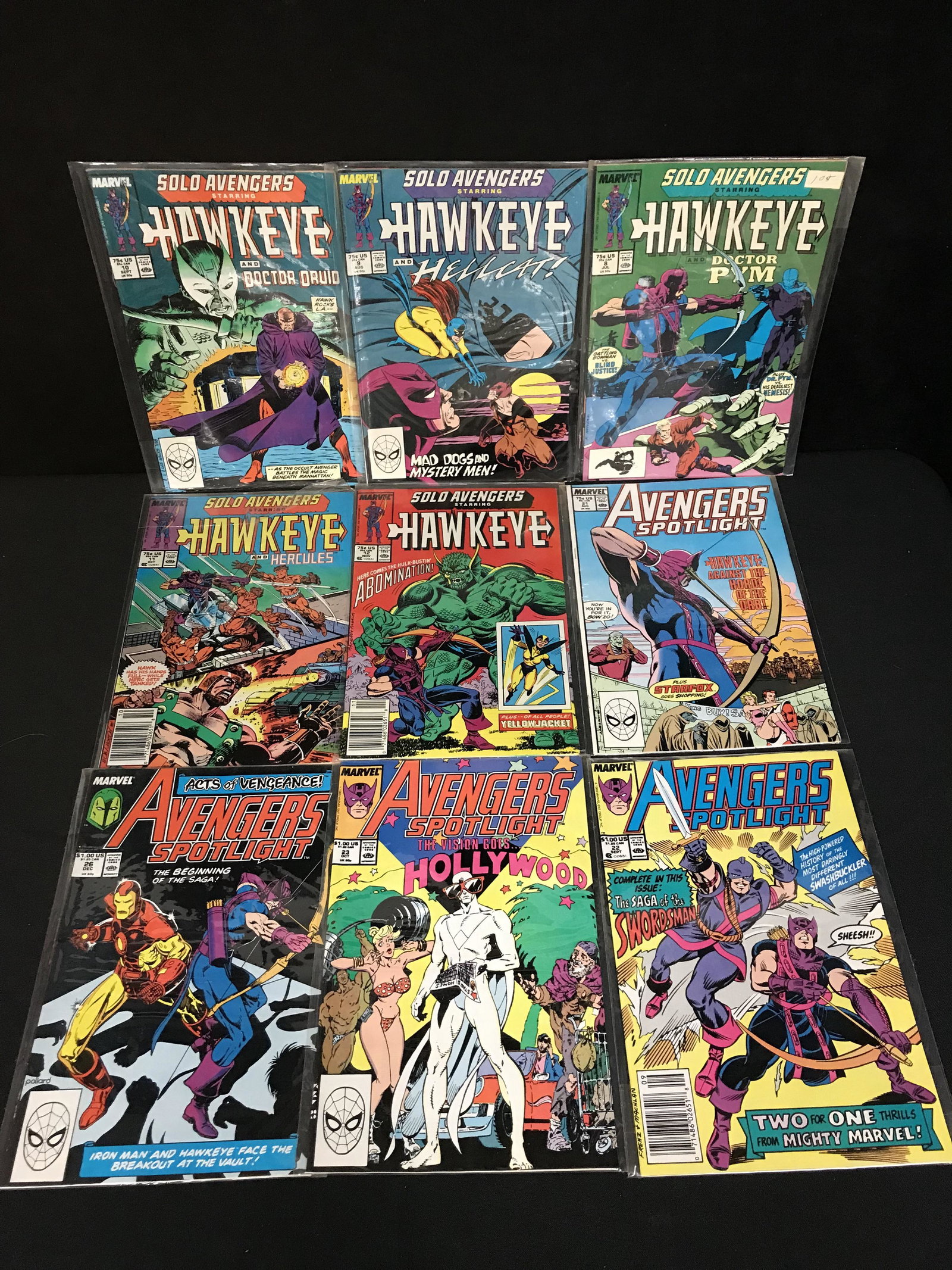 HAWKEYE/ AVENGERS SPOTLIGHT COMIC BOOK LOT (MARVEL (1 of 1)