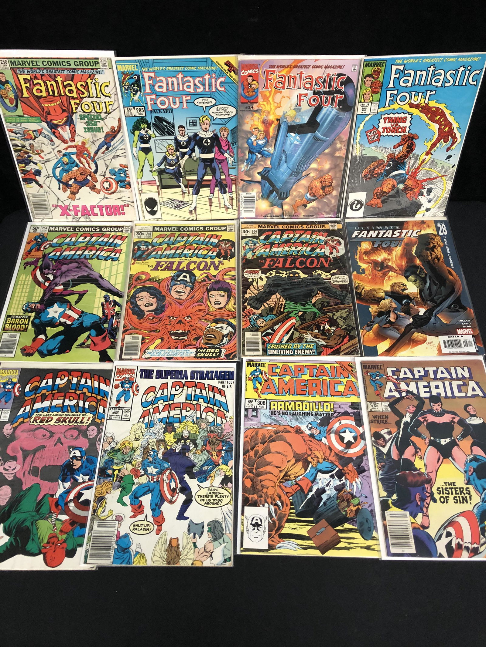 FANTASTIC FOUR/ CAPTAIN AMERICA COMIC BOOK LOT (MARVEL (1 of 1)