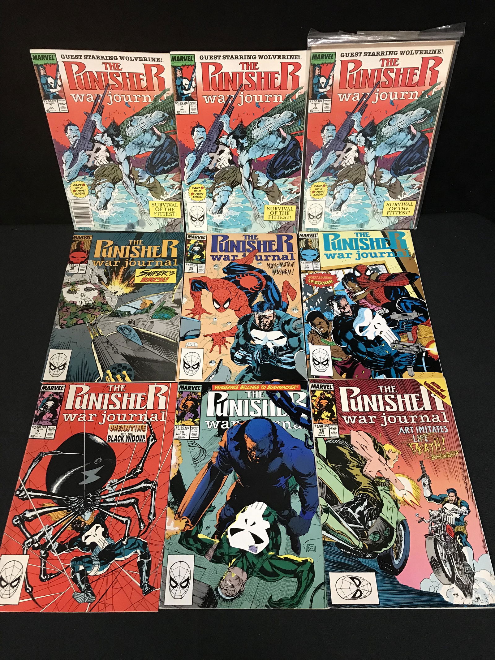 THE PUNISHER War Journal COMIC BOOK LOT (MARVEL COMICS) (1 of 1)