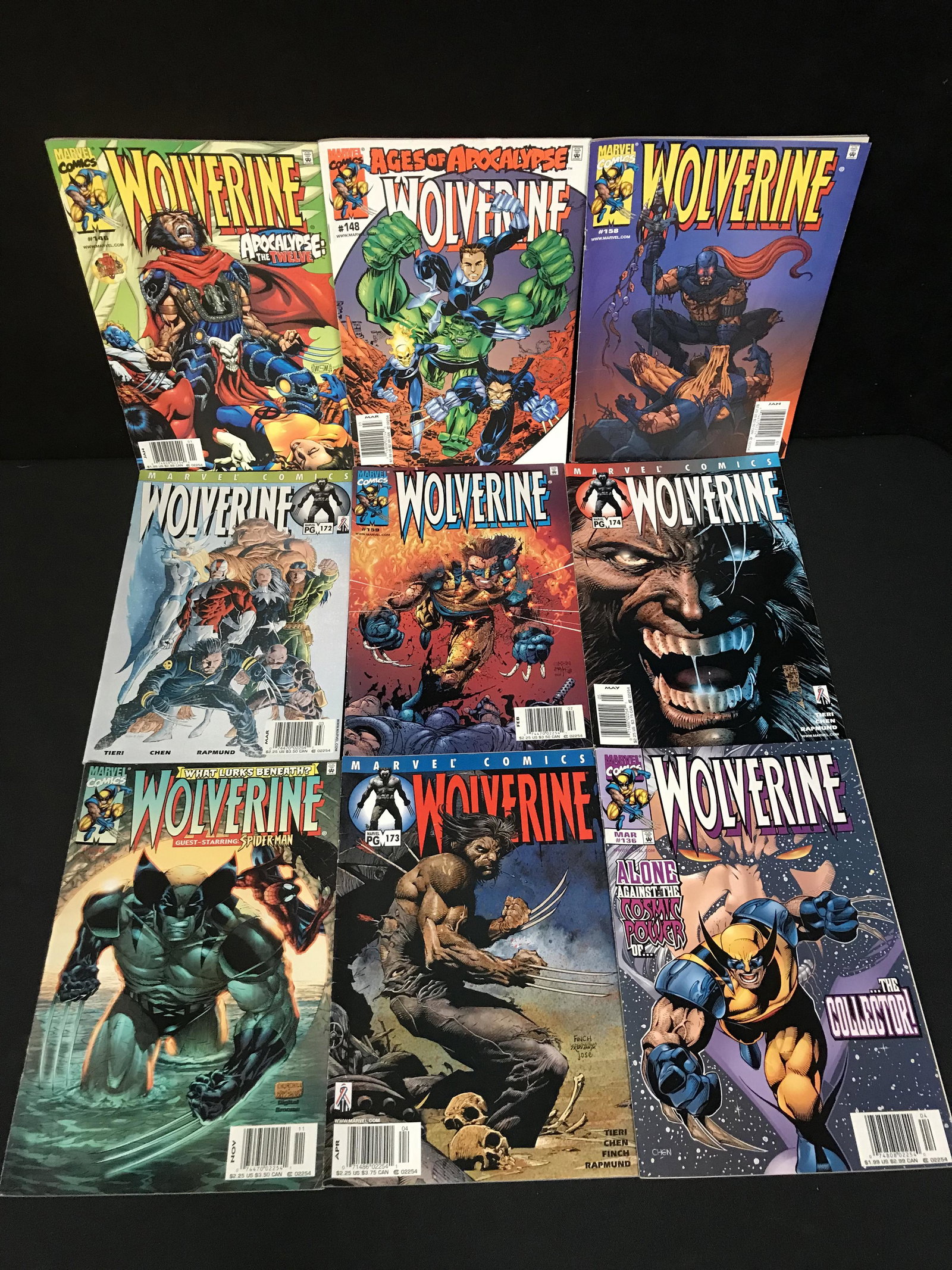 WOLVERINE COMIC BOOK LOT (MARVEL COMICS) (1 of 1)