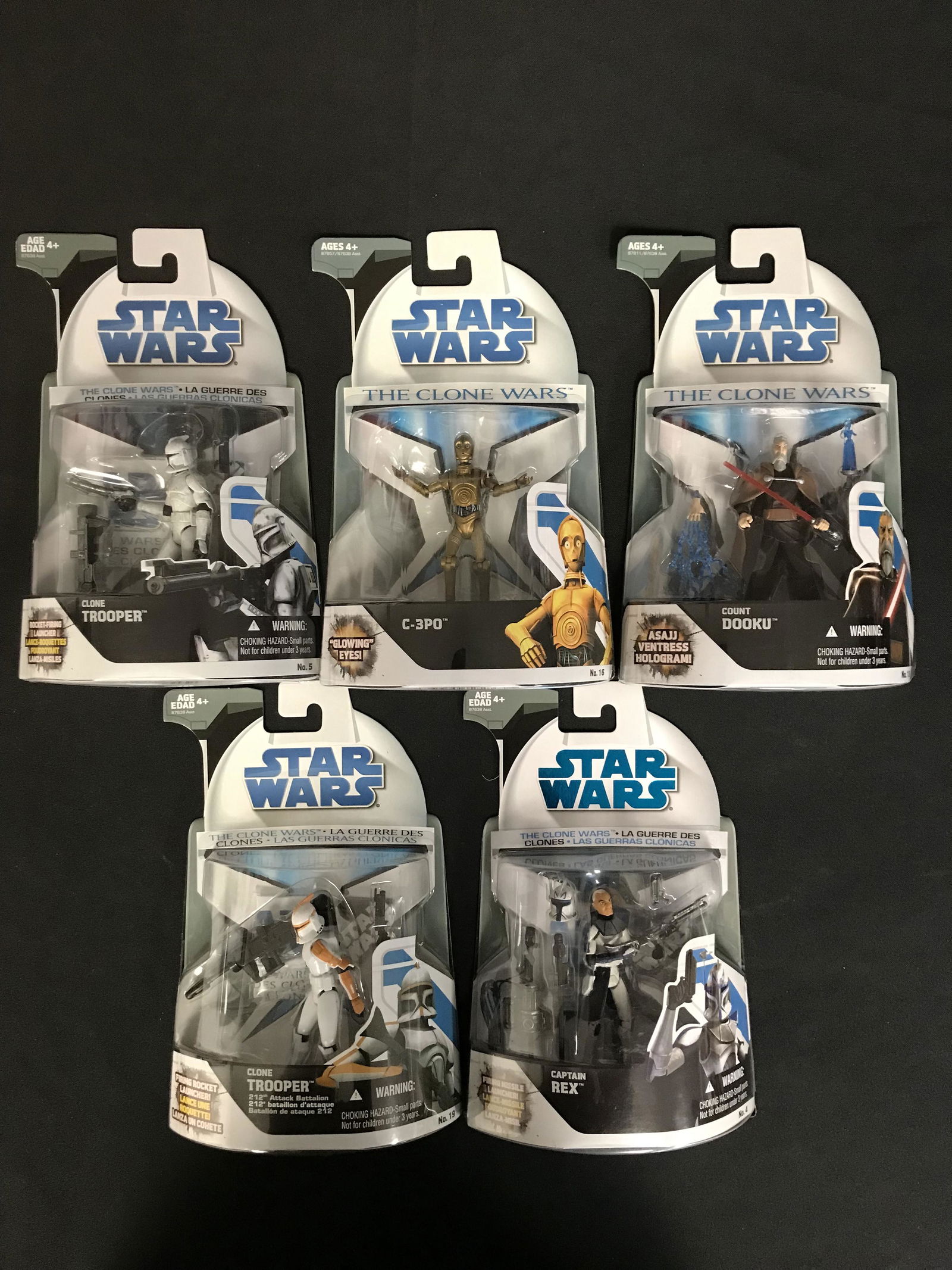 SEALED STAR WARS ACTION FIGURES LOT (1 of 1)