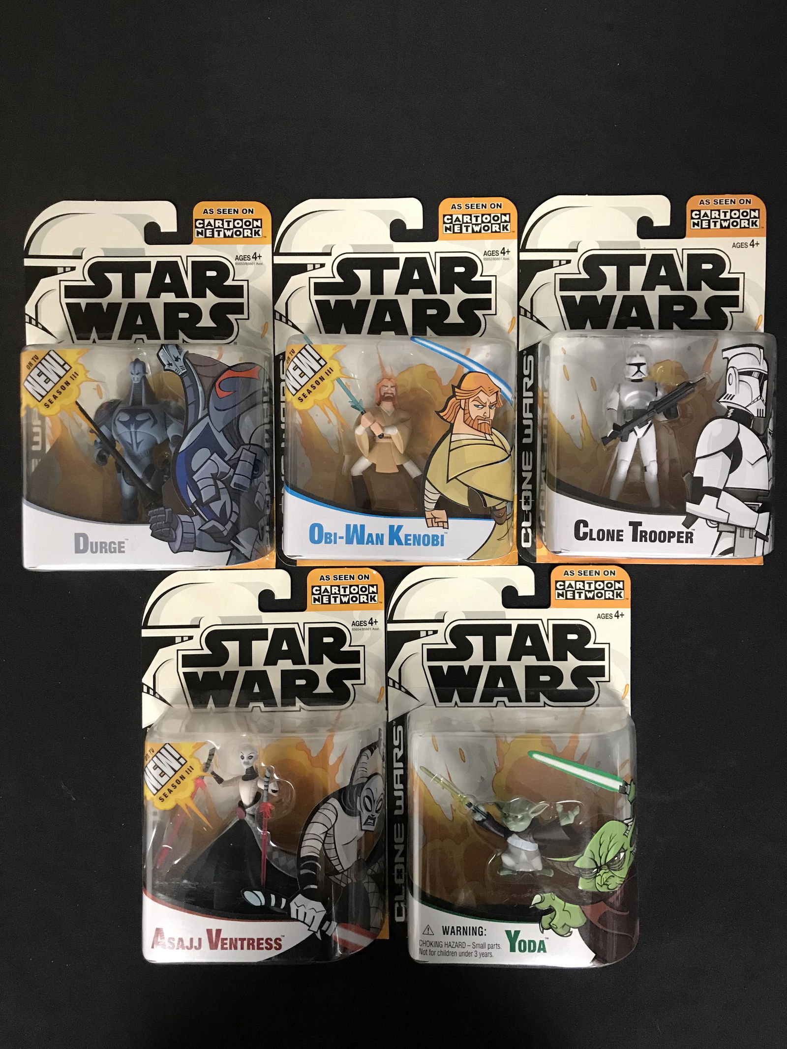 SEALED STAR WARS ACTION FIGURES LOT (1 of 1)