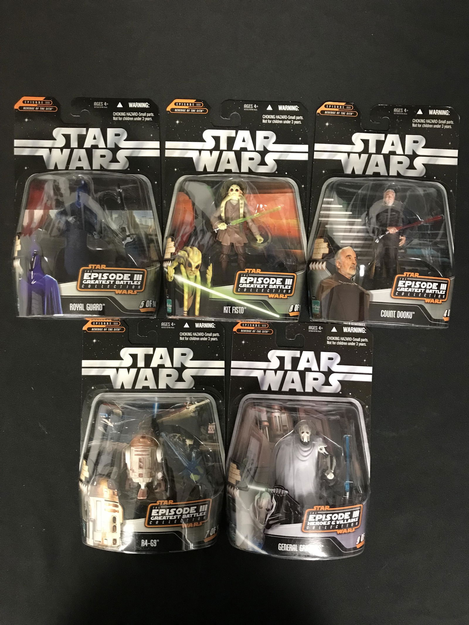 SEALED STAR WARS ACTION FIGURES LOT (1 of 1)