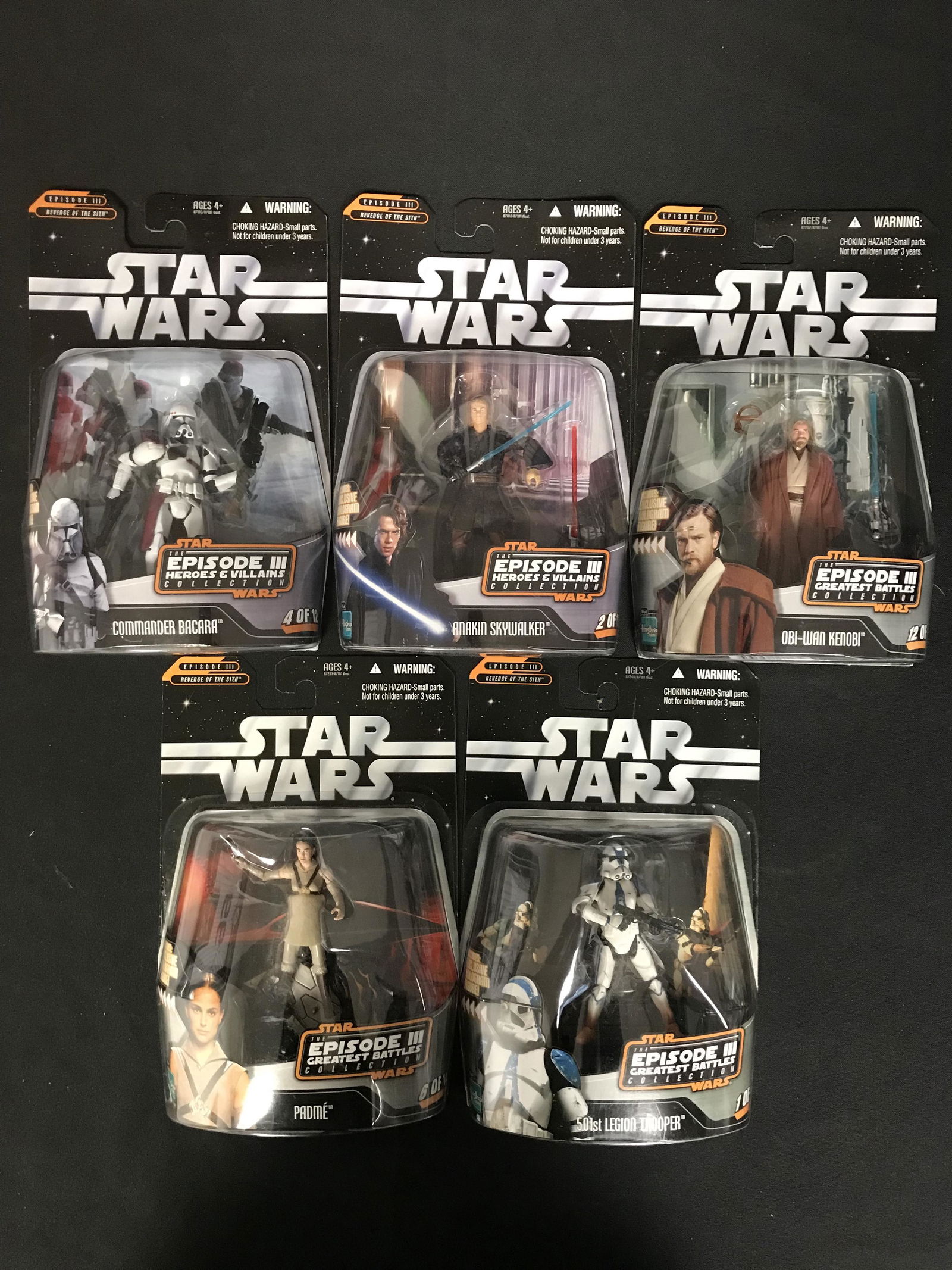 SEALED STAR WARS ACTION FIGURES LOT (1 of 1)