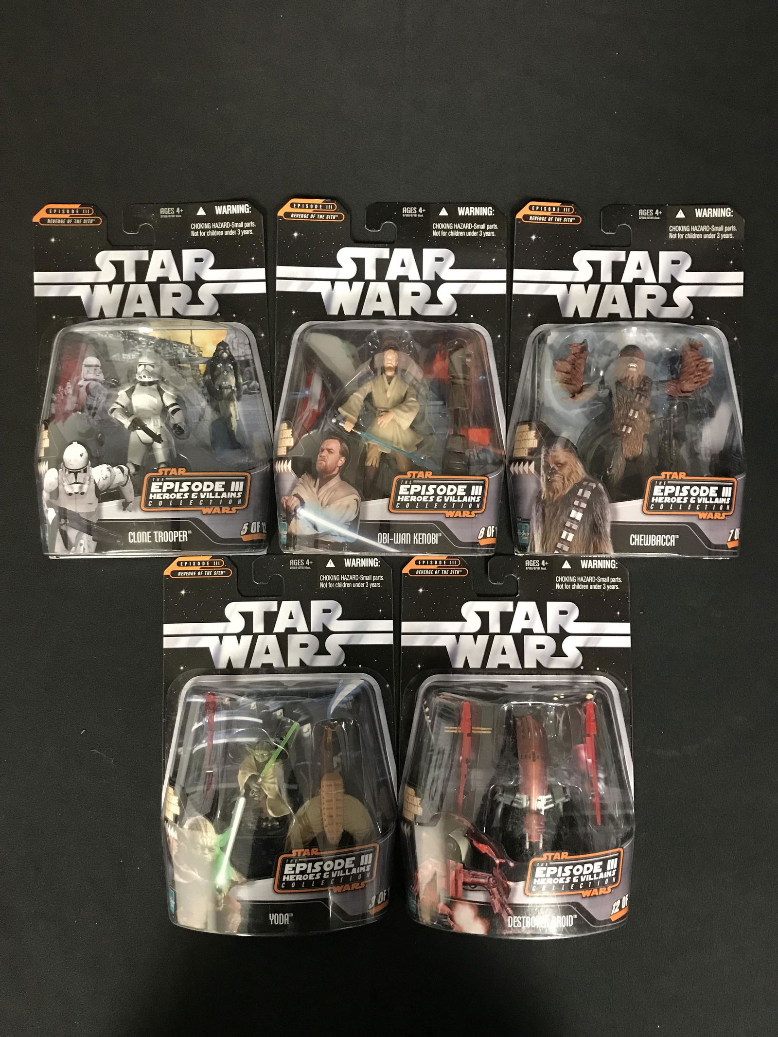 SEALED STAR WARS ACTION FIGURES LOT (1 of 1)